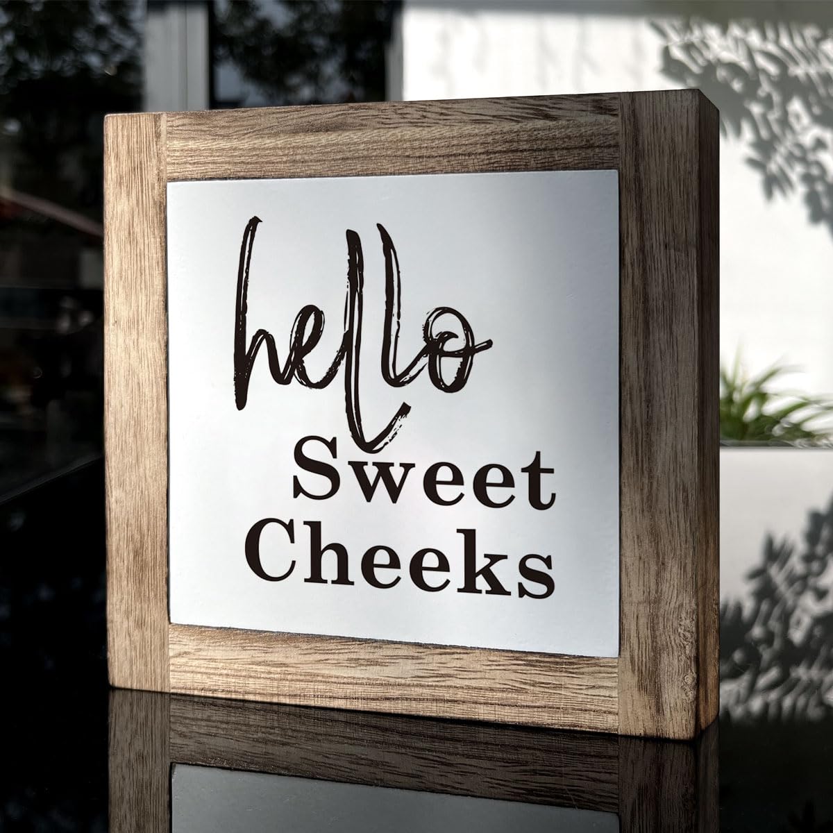 Bathroom Decor, Funny Bathroom Decor, Flush the Toilet This is Not Show and Tell, Wooden Box Signs for Home Decor, Bathroom Decor Tabletop, Kids Bathroom Rules Sign Decor, Bathroom Box Sign B6-71 BST202
