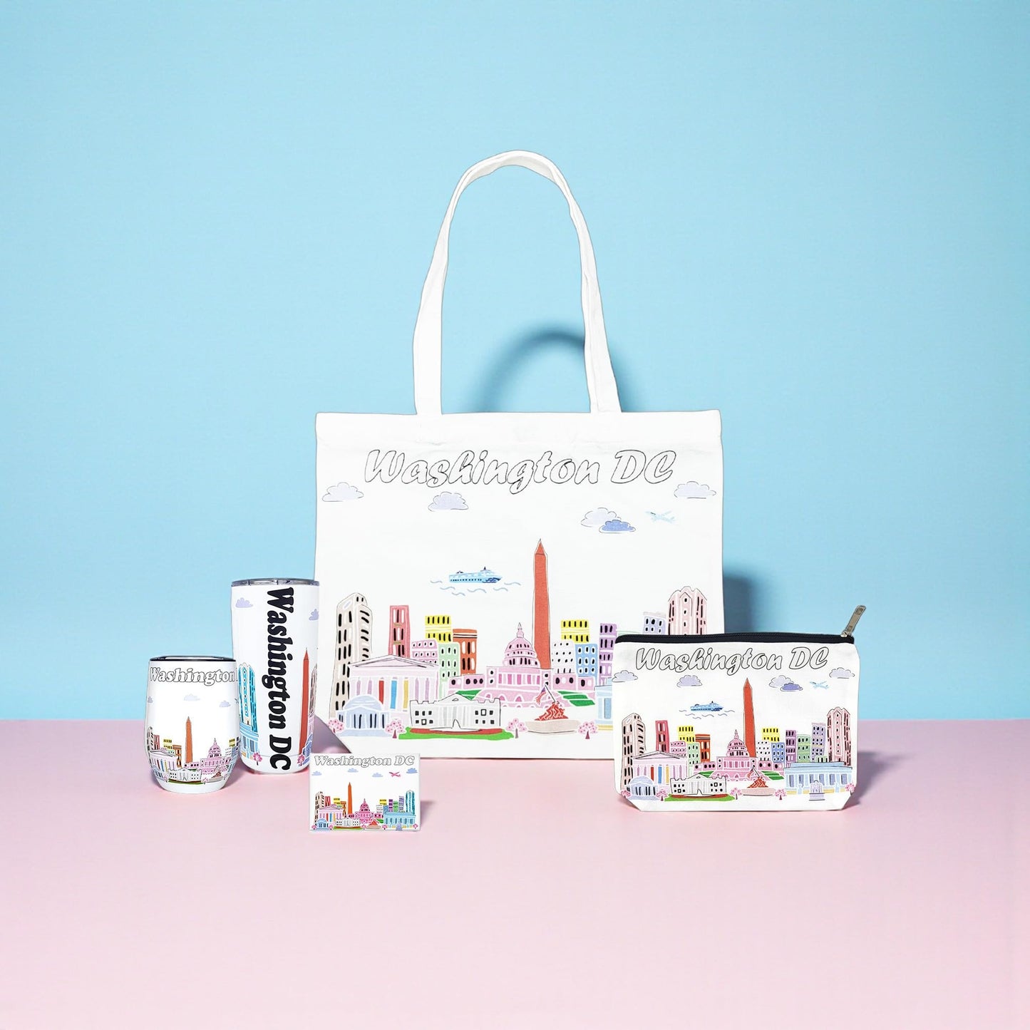 City Themed Artwork Magnet Collection by Beary Blu - Designed in The USA, Collectible Souvenirs Gifts 2.5" x 3.5" (Dallas) BST220