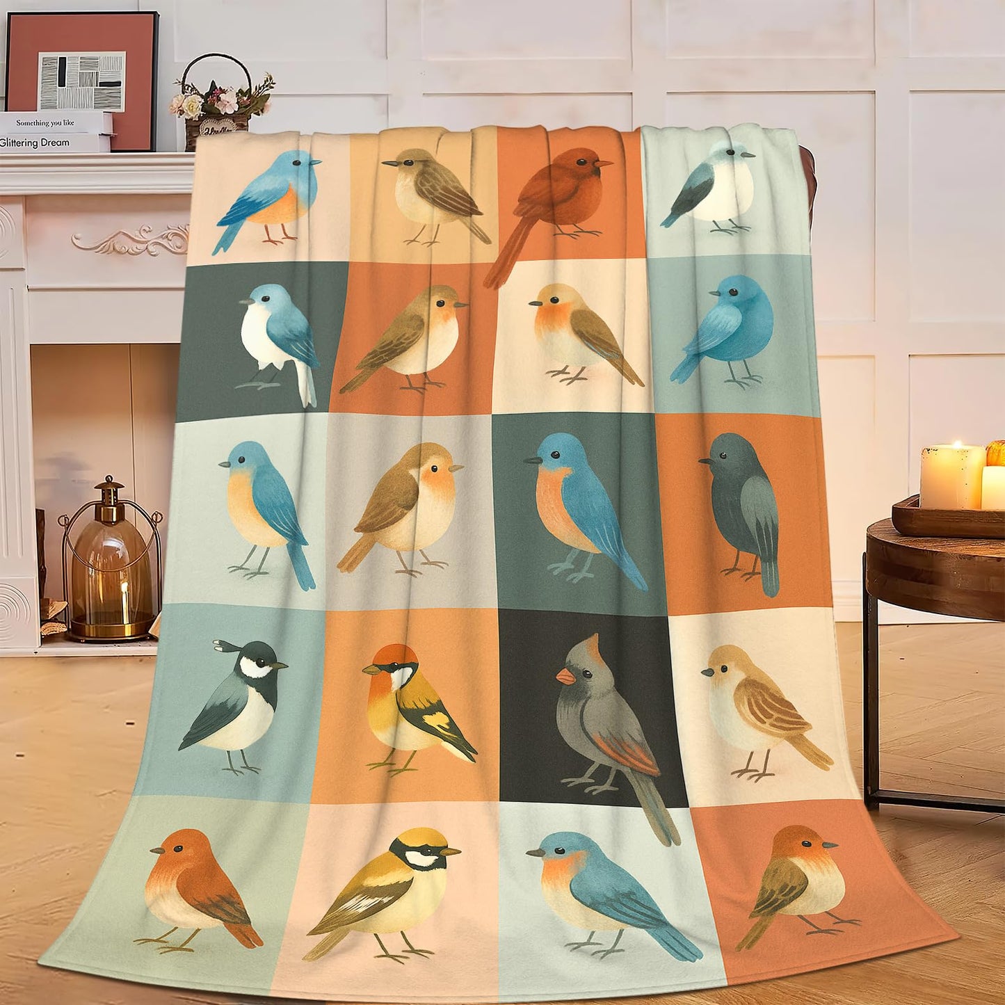 Soccer Blanket Super Soft Warm Fluffy Fleece Flannel Ball Sports Throw Blanket Cozy Fuzzy Plush Stuff Bedding Blankets Gifts for Teens Boys Kids Women Girls Adults 50"X40" BST326H