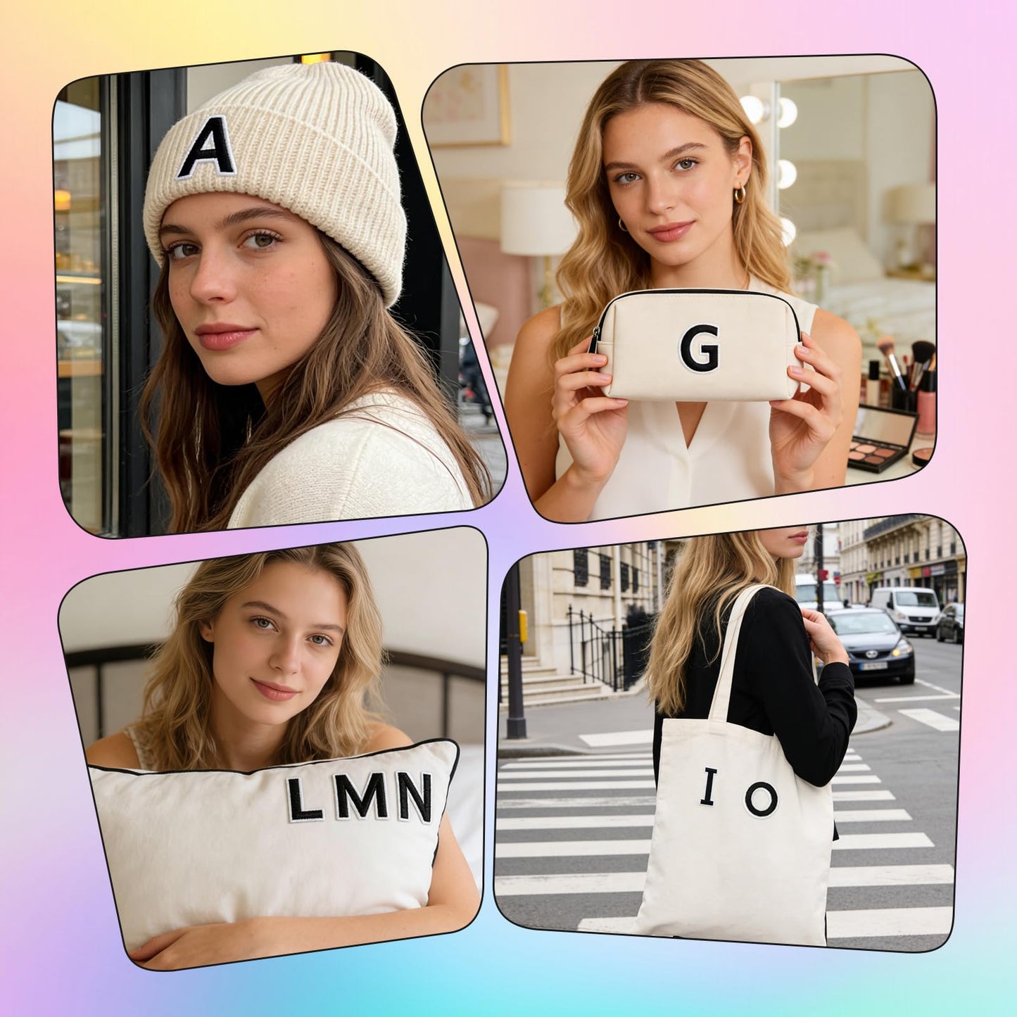 72Pcs Iron on Number and Letter Patches, Numbers 0-9, Letters A-Z Embroidered Applique Patches for Clothes, Skirts, Hats, Socks - Black BST220