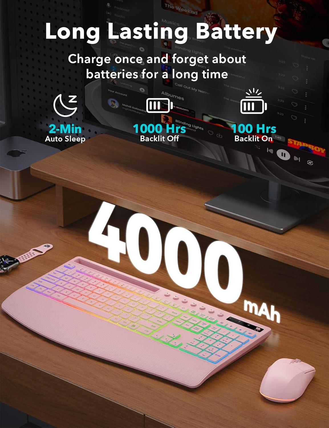 Trueque Wireless Keyboard and Mouse Combo 85