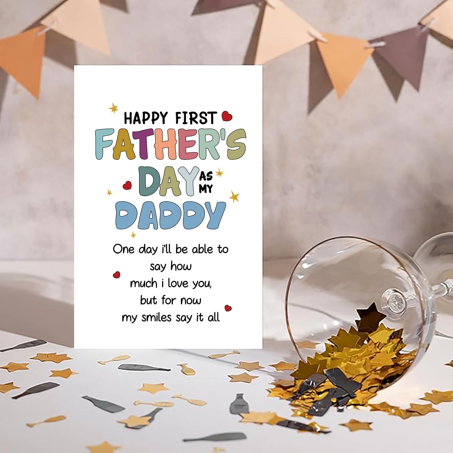 Funny Fathers Day Card for Dad Daddy Bonus Dad, Cute Cards for Fathers Day, Father's Day Cards from Son Daughter, Father's Day Cards Gift For Men Him BST202