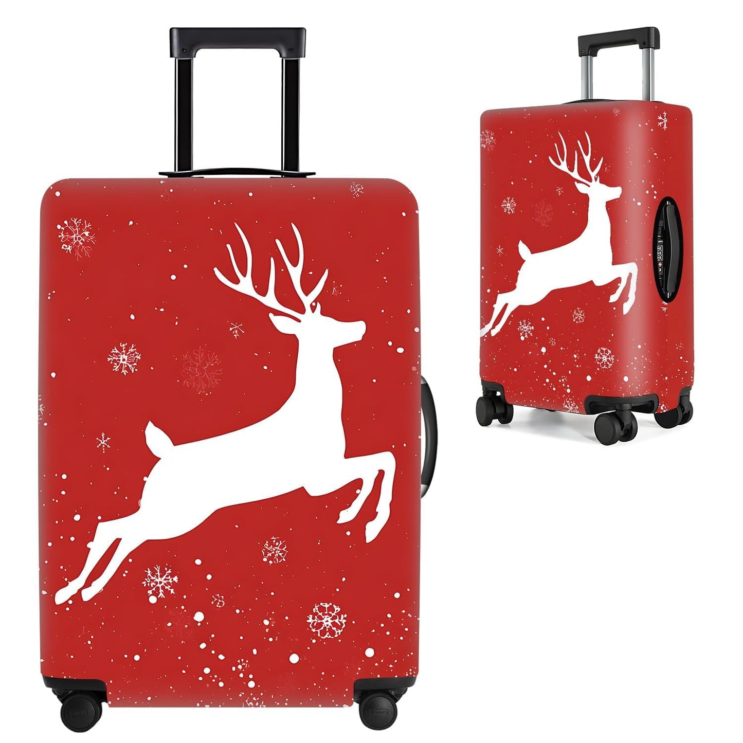 Colorful Abstract Art Luggage Cover – Vibrant Woman Face Design Suitcase Protector – Fits 32 to 34 Inch Travel Luggage,XL BST202