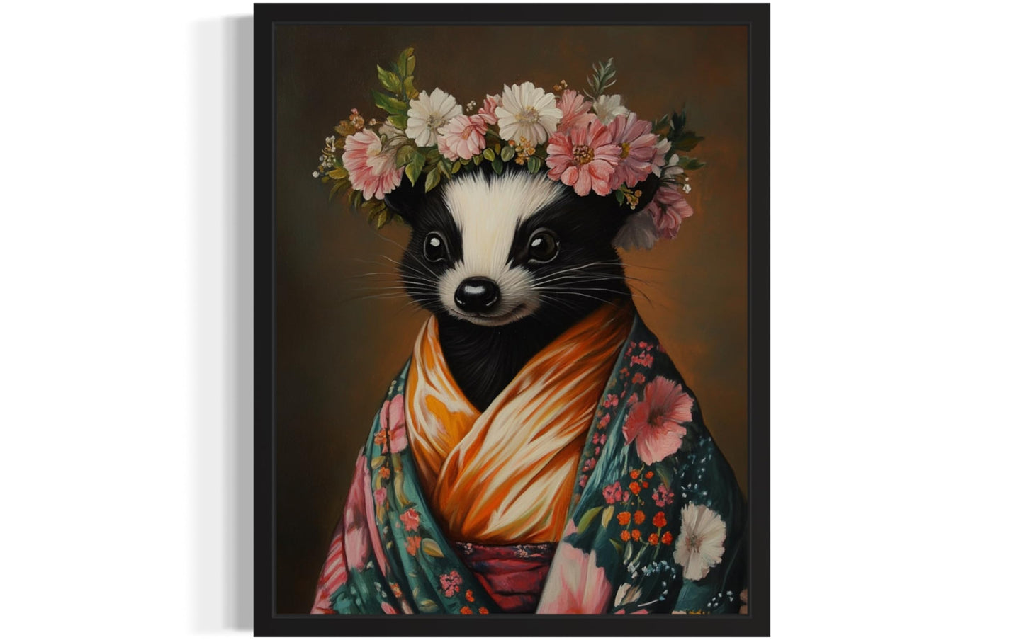 Sloth Unframed Wall Art Print Poster, Kimono Bathroom Dressing Room Decor Posters Prints for Restroom Home Picture Painting Artwork Gallery 5 (Sloth, 10"L x 8"W, Unframed) BST220