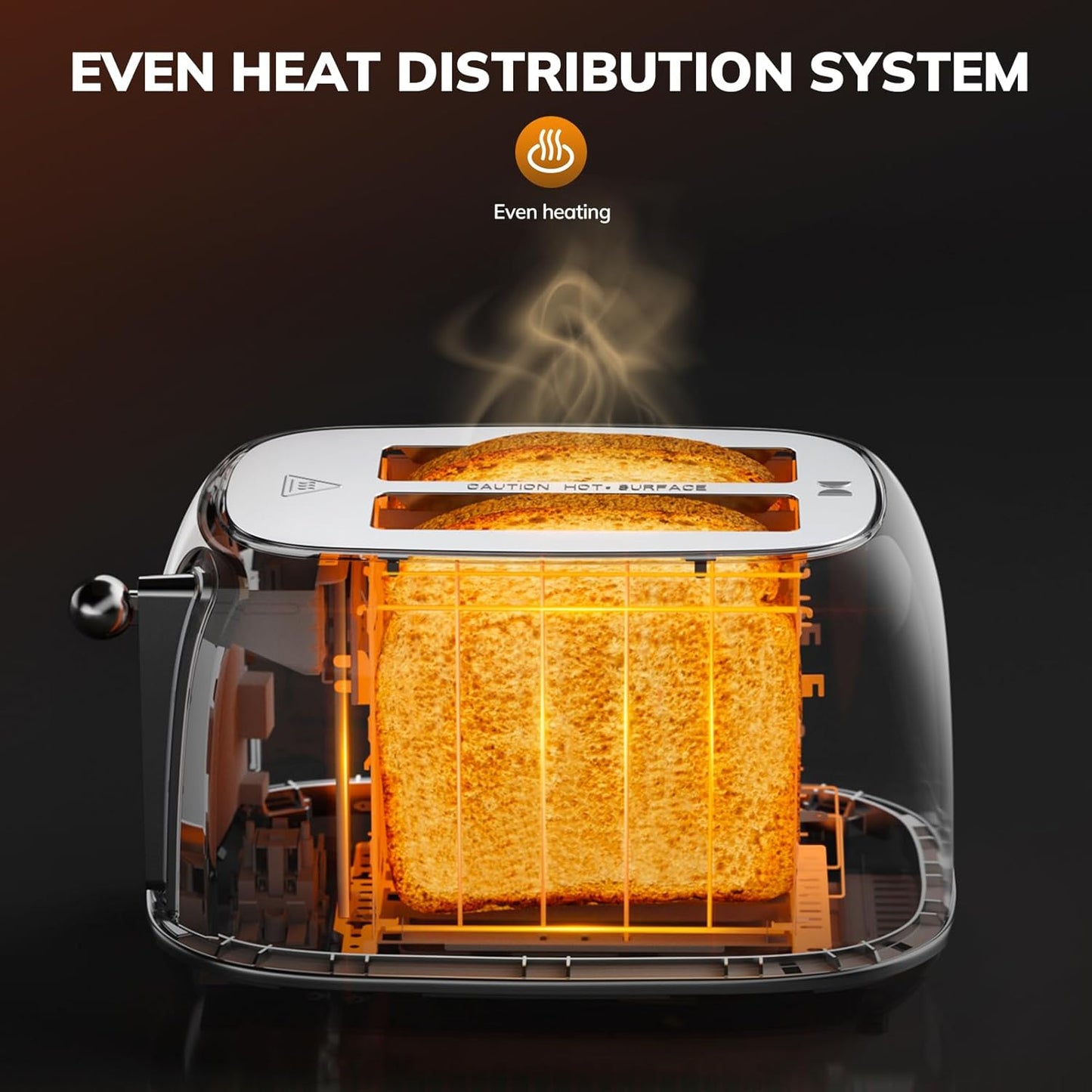 Keenstone Smart Touch Screen Toaster 2 Slice 77
