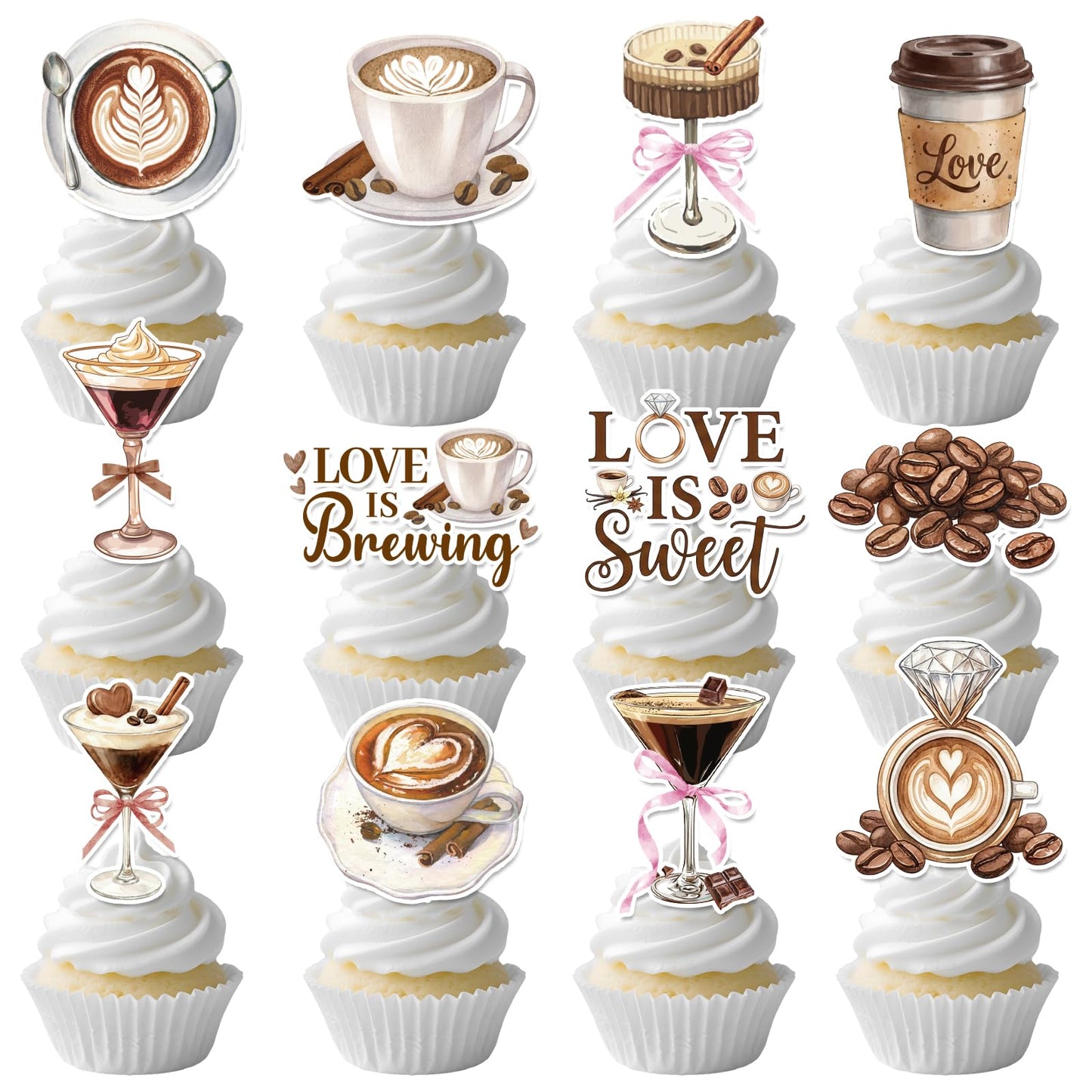 Baseball Birthday Party Decorotions - 24 PCS Ice Cream Drip Baseball Theme Cupcake Toppers, Boys Girls Sports Birthday Party Decorotions Supplies BST326L