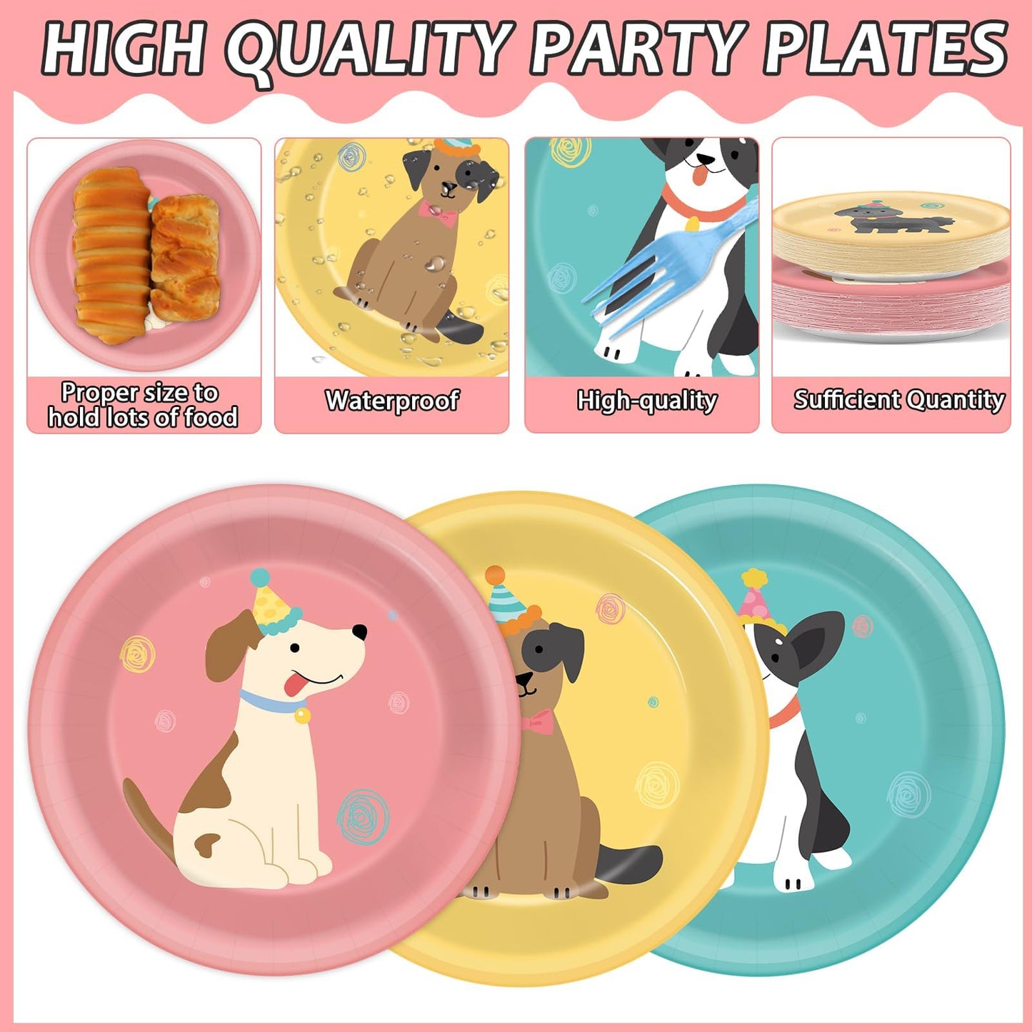 96Pcs Wildflower Party Supplies Floral Themed Paper Plates Napkins Wildflower Butterfly Tableware Disposable Dinnerware Decoration Set for Girls Birthday Wedding Bridal Baby Shower Party Table Decor BST202