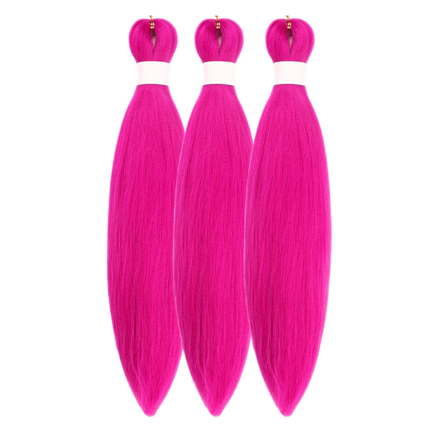 Purple Braiding Hair Pre stretched Knotless 26 inch | Hypoallergenic Synthetic Purple Prestretched Ez Braid Knotless Itch Free Soft Yaki Texture Hot Water Setting WN420