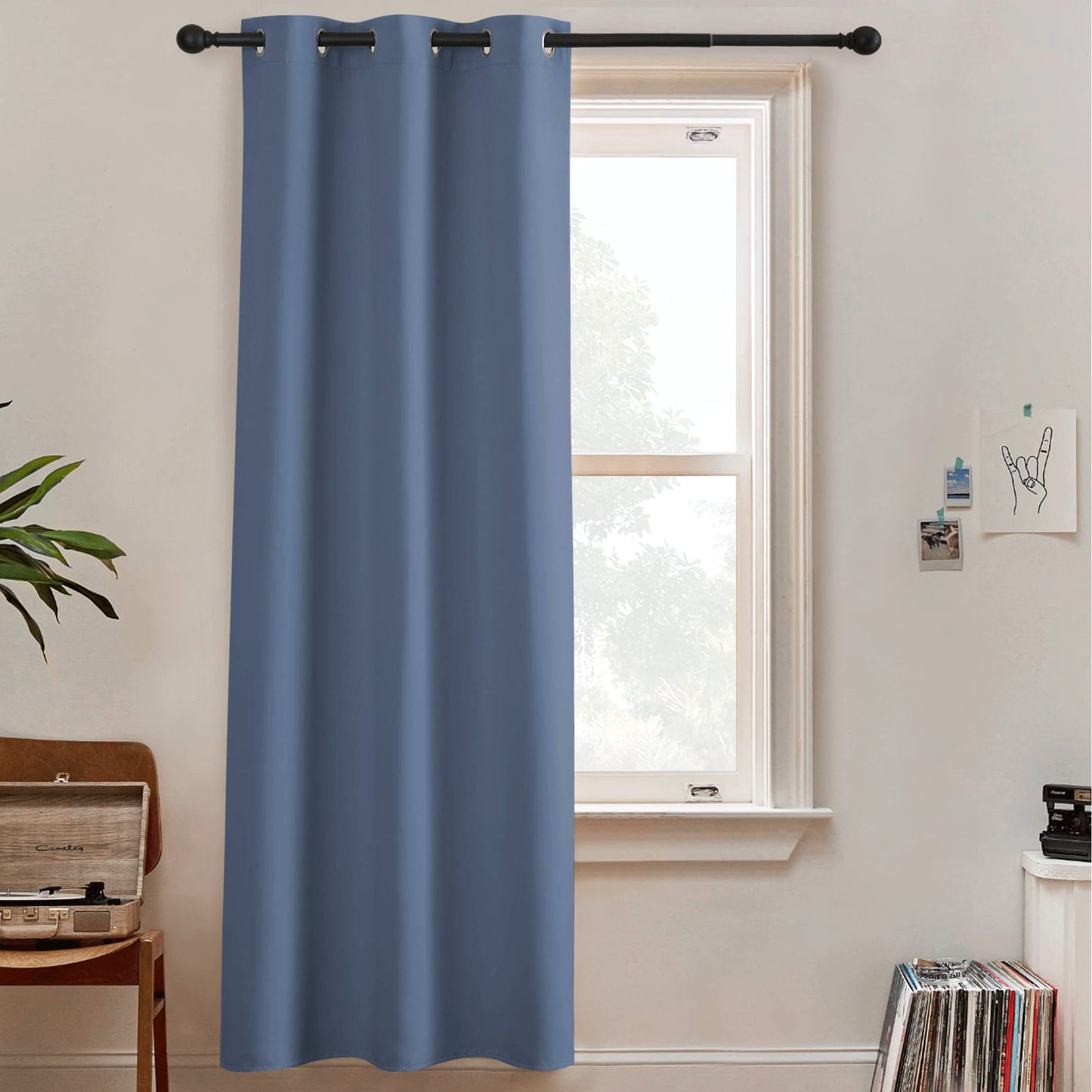 RYB HOME Room Divider Curtains Thermal Insulated Noise Reduce Privacy Window Curtains for Kids Bedroom Nursery Laundry Room Partitions, Wide 150 inches x Long 96 inches, Teal, 1 Panel BST220