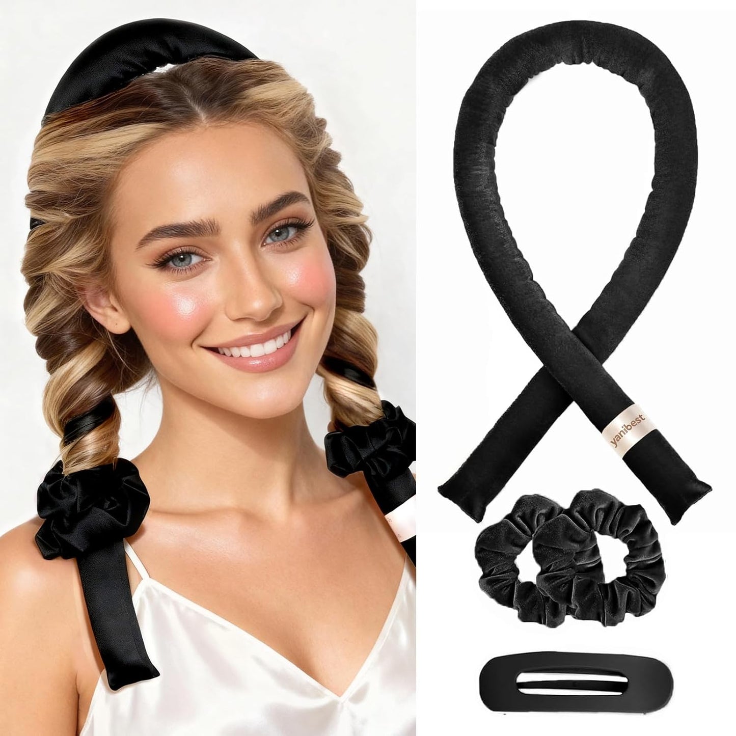 Yanibest Heatless Hair Curler to Sleep in 55