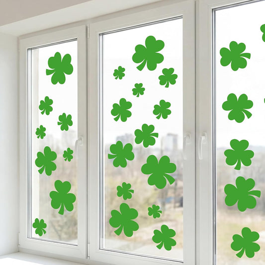 2 Packs Large Shamrock Stencil Reusable Irish Stencil for Yard Painting on Lawn, Paper, Wood, Fabric, Glass, Irish Project BST220