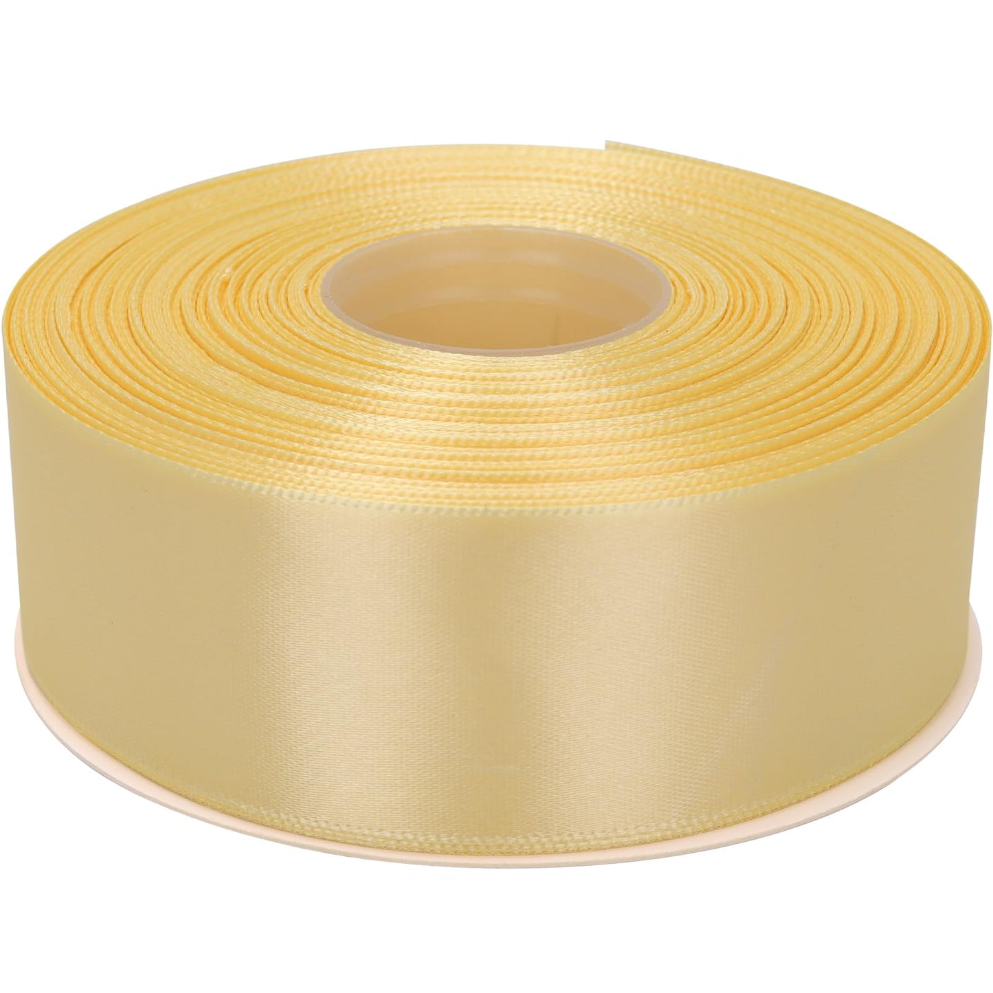 1-1/2 Inch Single Face Polyester Ribbon, 50 Yards Bulk Roll (Orange)–Wrinkle-Resistant Craft Ribbon for Gift Wrapping, Wedding Decor, DIY Projects BST220