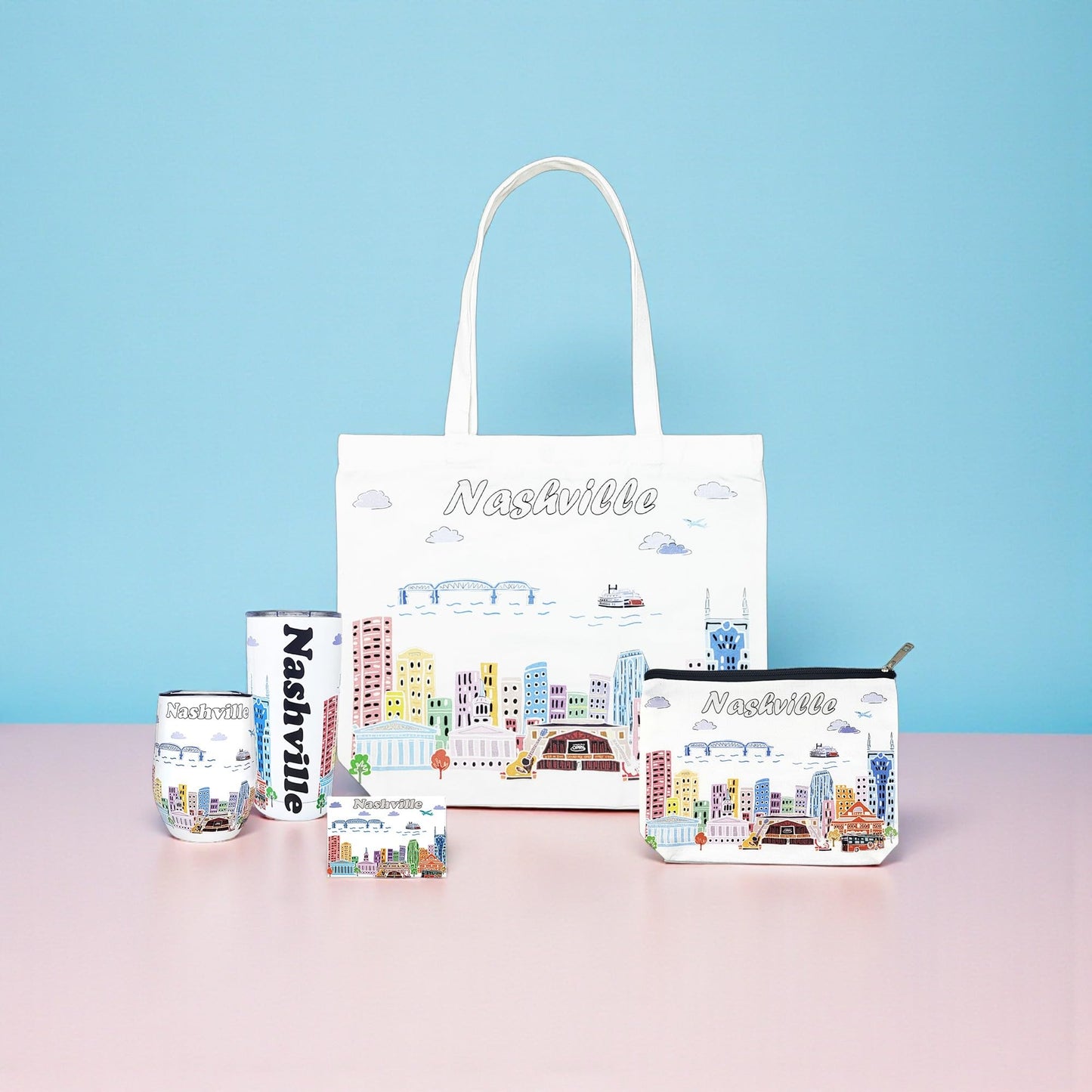 City Themed Artwork Magnet Collection by Beary Blu - Designed in The USA, Collectible Souvenirs Gifts 2.5" x 3.5" (Dallas) BST220