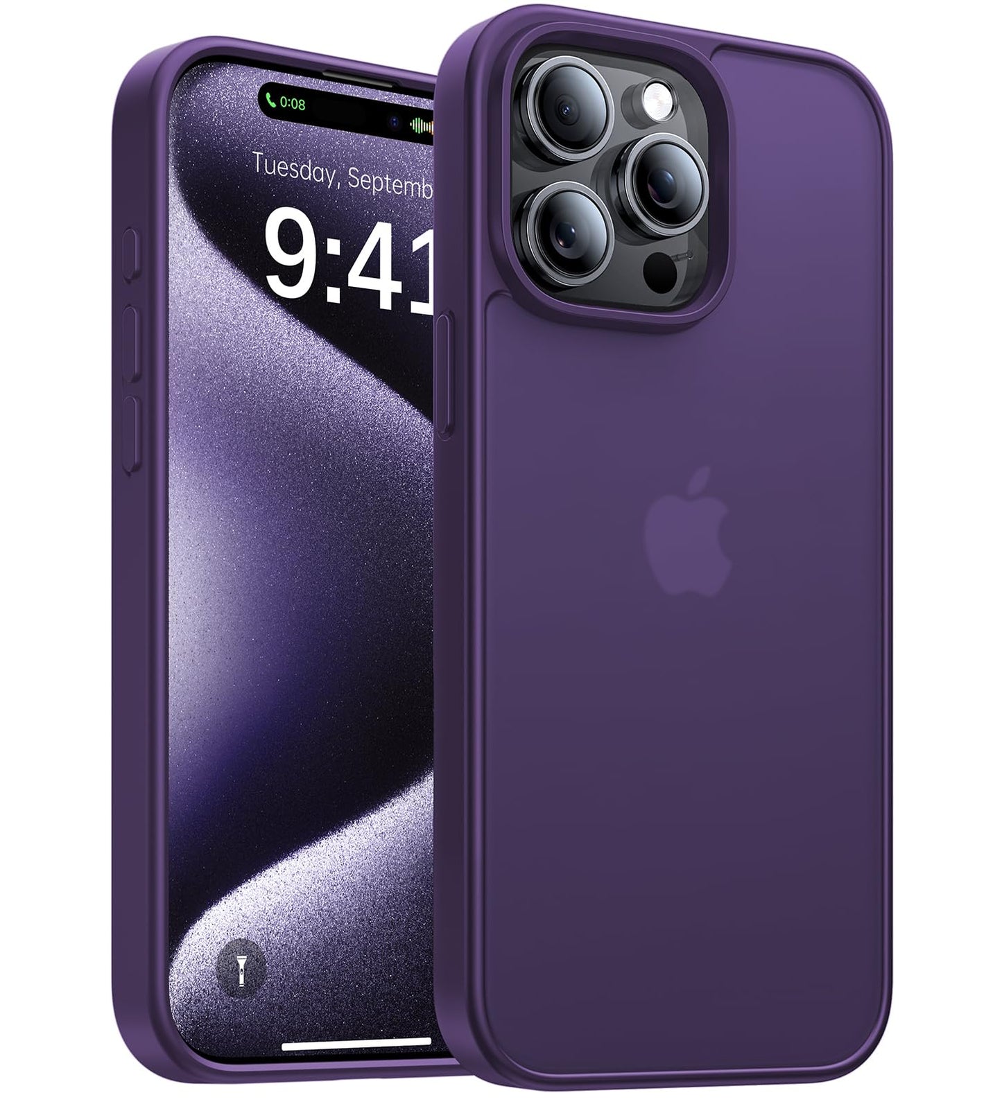 Magnetic for iPhone 17 Pro Max Case,[Anti-Slip][Compatible with MagSafe][Military Grade Drop Protection] Shockproof Protective Translucent Phone Case for iPhone 17 Pro Max Case,Wine Red WN420