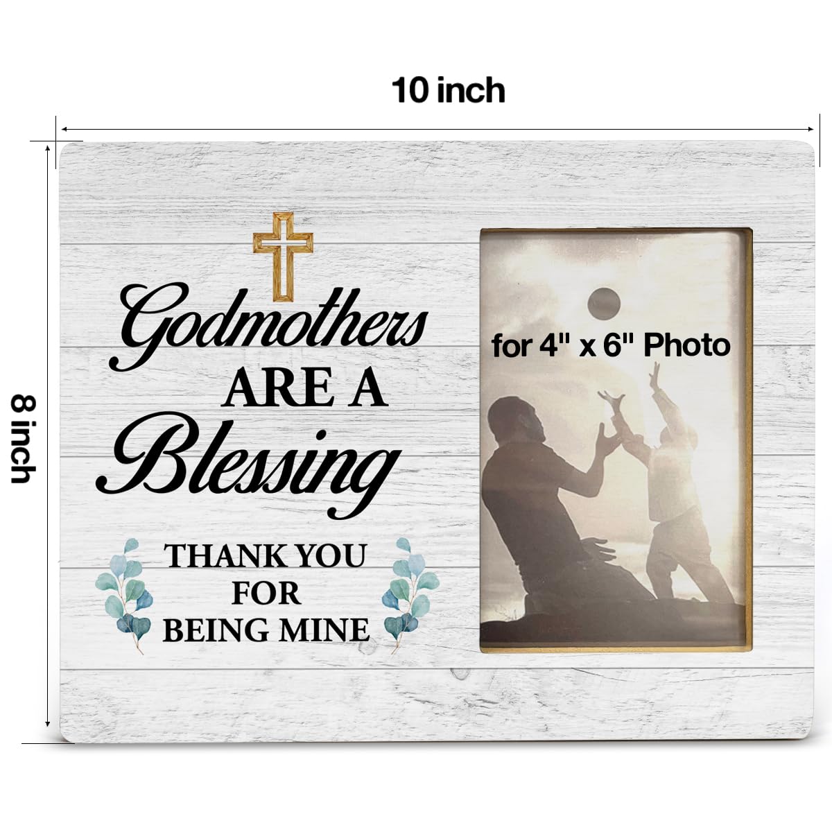 Yuzi-n Memorial Gifts for Loss of Brother Sympathy Wood Picture Frame | Remembrance Brothers Gifts, Memorial Picture Frame for 4x6 Inches Photo BST326H