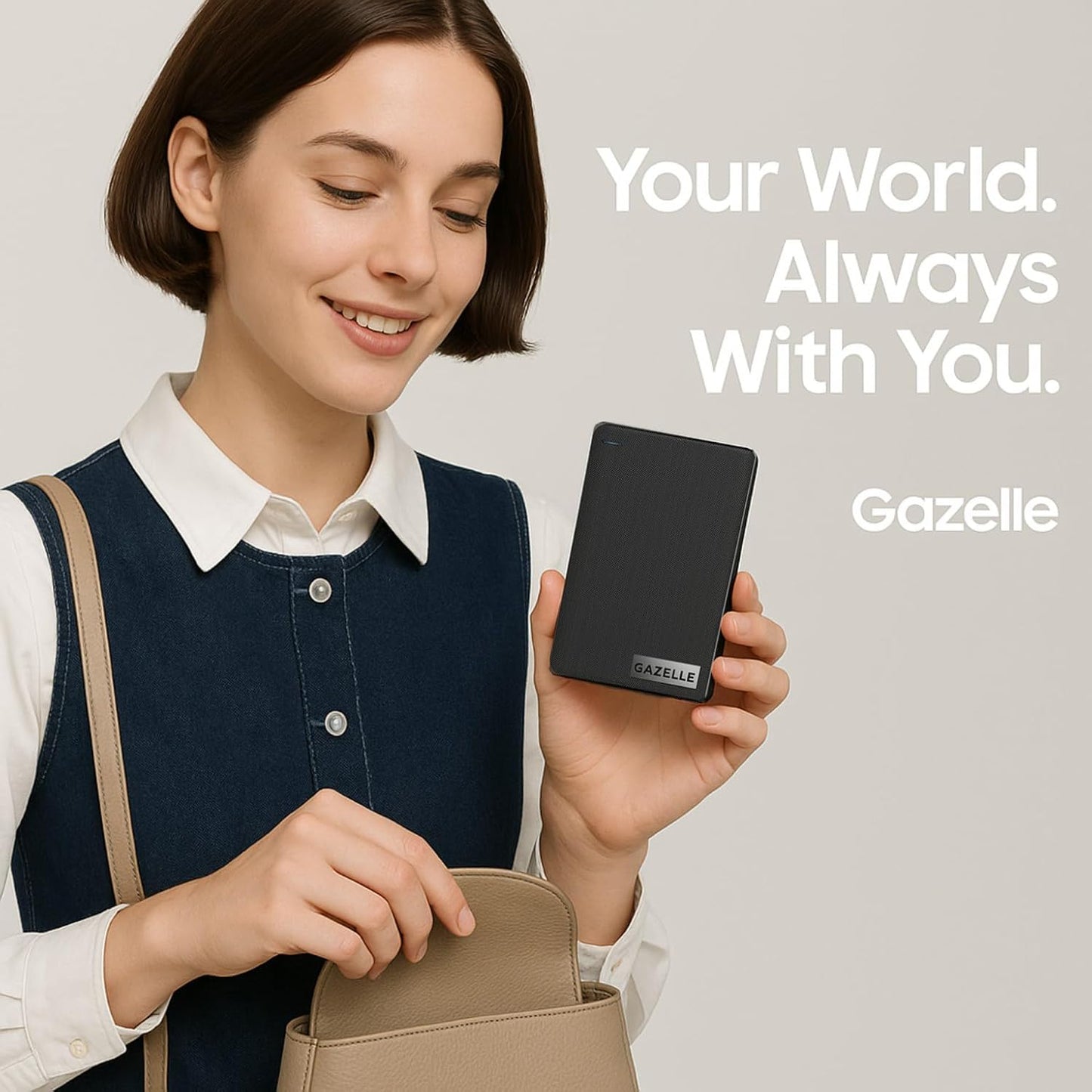 GAZELLE High-Speed Ultra Slim Portable External Hard Drive 31