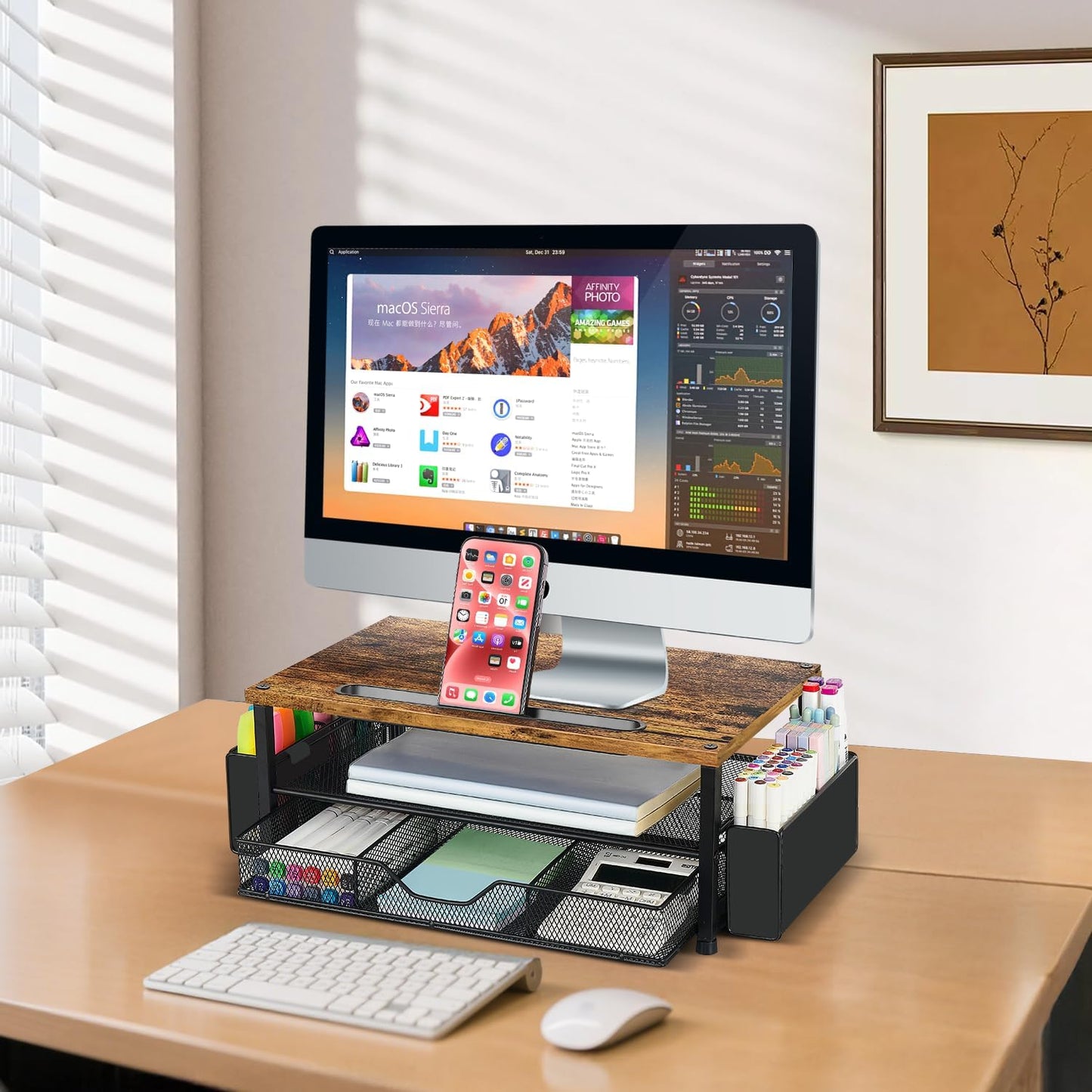 AUPSEN Wood Desk Organizers and Accessories RD2