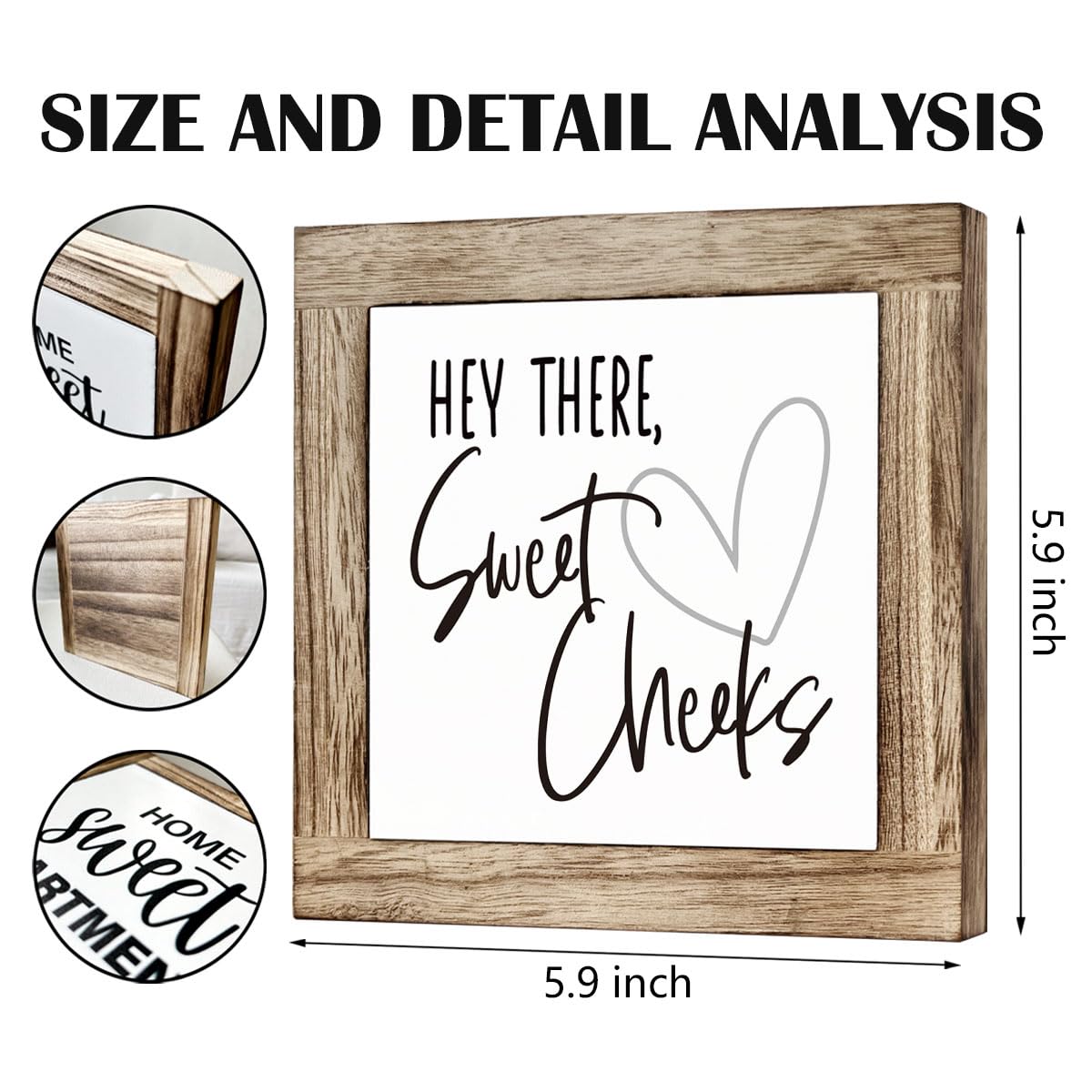 Bathroom Decor, Funny Bathroom Decor, Flush the Toilet This is Not Show and Tell, Wooden Box Signs for Home Decor, Bathroom Decor Tabletop, Kids Bathroom Rules Sign Decor, Bathroom Box Sign B6-71 BST202