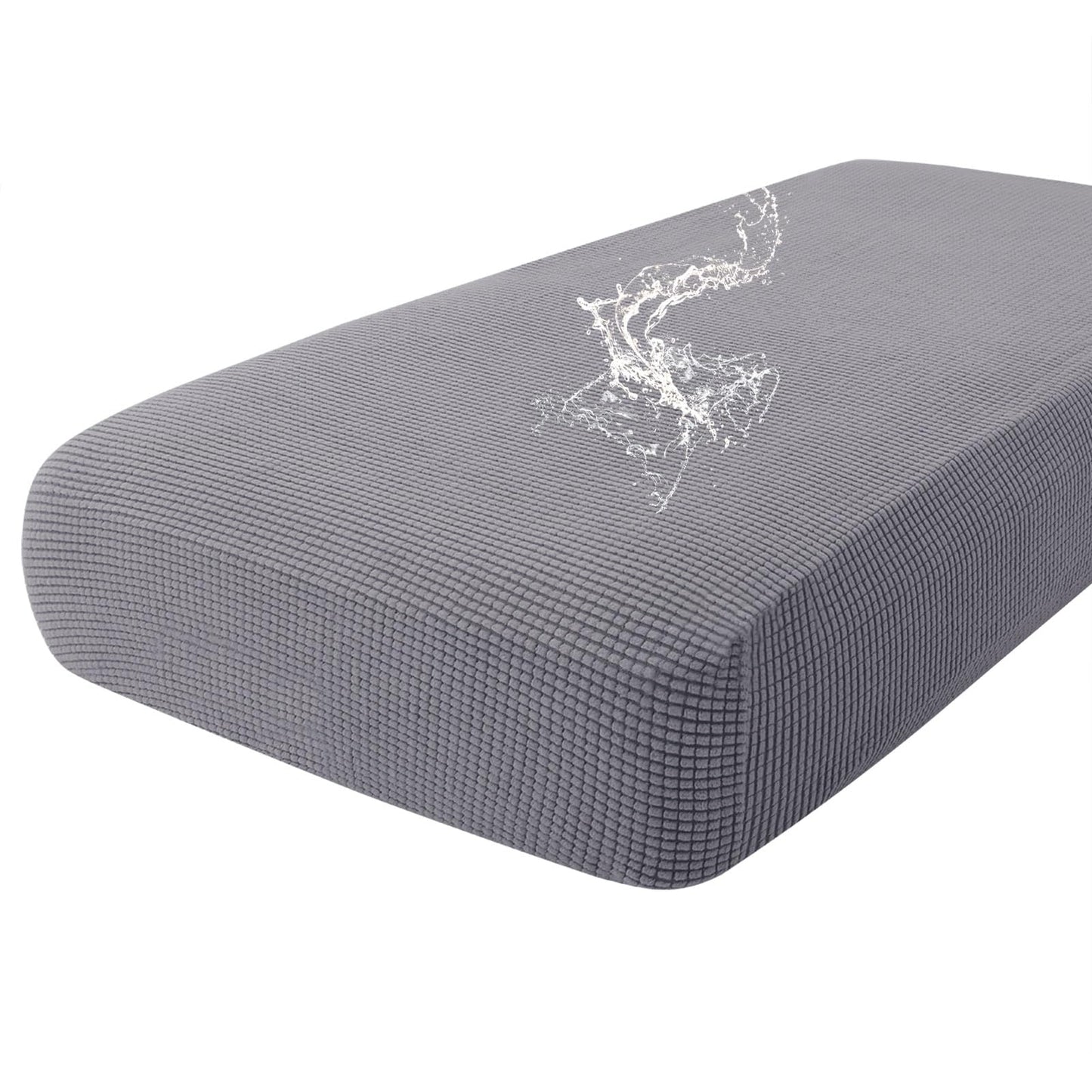 Waterproof Couch Cushion Covers for Pets, Non Slip Sofa Seat Cover | Stretch Jacquard Fabric, Elastic Bottom, Non Slip Fit, Waterproof Protection, Pet Hair Protection (1 Piece for Backrest M) BST202