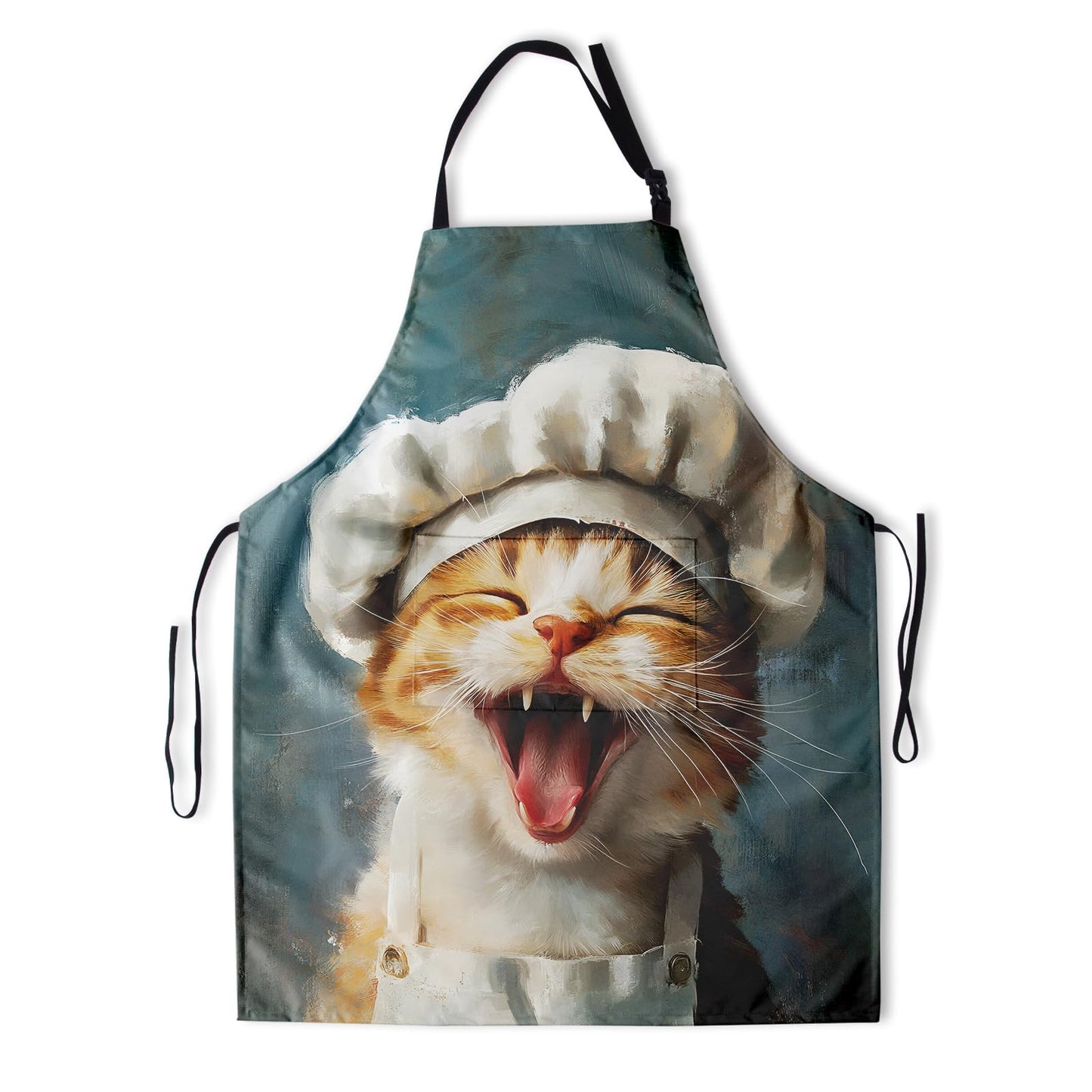 Art Apron with Pocket for Women Men | Kitchen Aprons Chef Apron for Cooking Baking BBQ Painting Gardening BST202