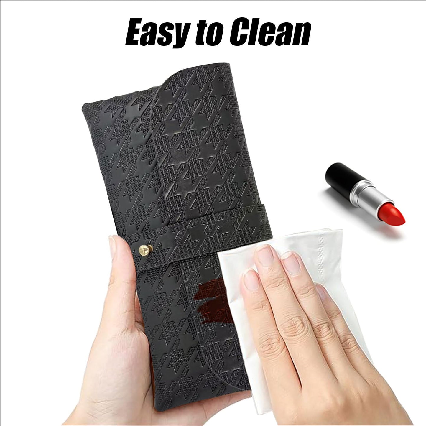 Glasses storage bag Travel sunglasses myopia glasses storage bag Fashion leather storage bag WN420