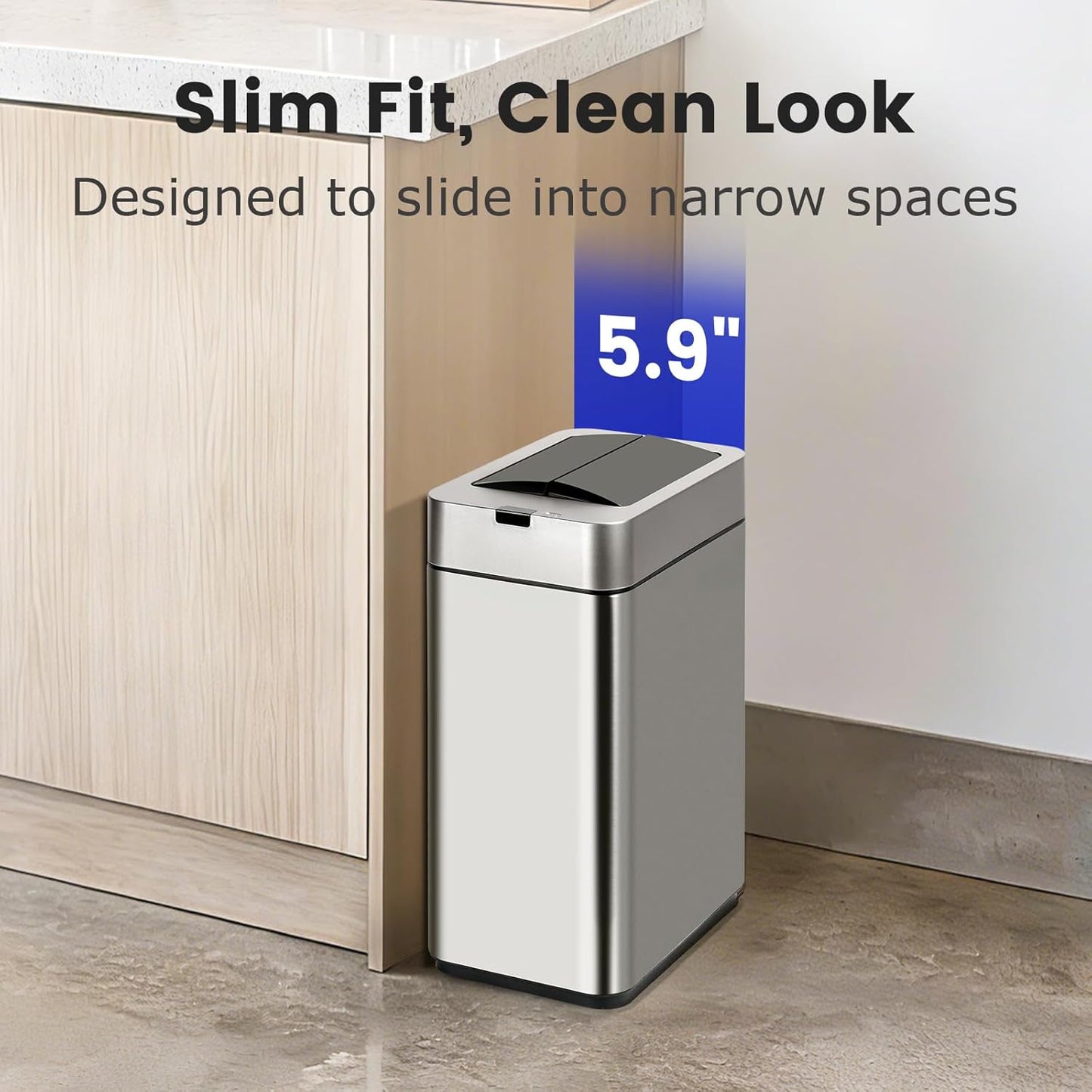 Staineless Steel Smart Trash Can 75