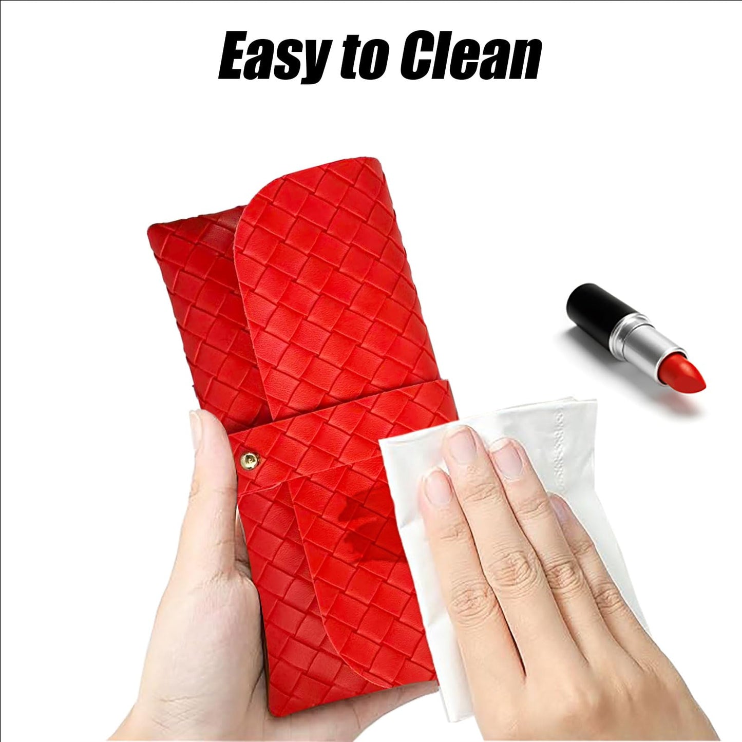 Glasses storage bag Travel sunglasses myopia glasses storage bag Fashion leather storage bag WN420