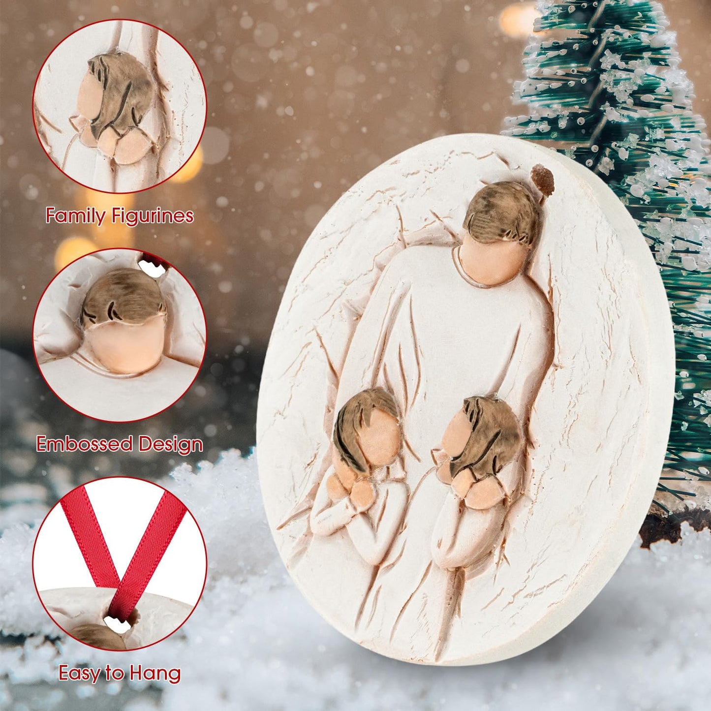 3D Christmas Ornament 2026 Wedding Gifts for Couple - Romantic Our First Christmas Married Engaged Ornament Bridal Shower Gift - Just Married Ornaments for Xmas Tree, Mr and Mrs Gifts for Newlyweds BST326H