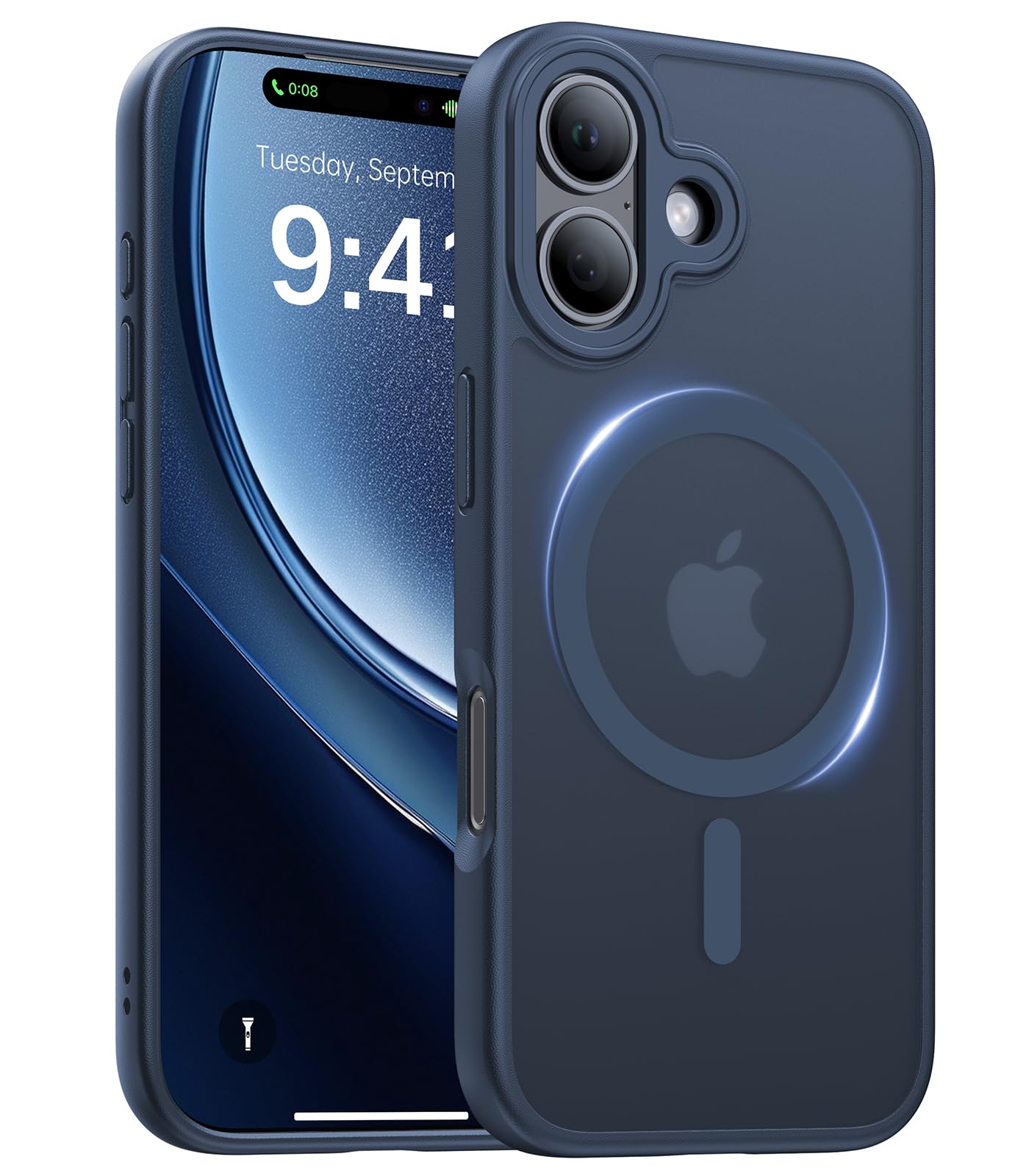 Magnetic for iPhone 17 Pro Max Case,[Anti-Slip][Compatible with MagSafe][Military Grade Drop Protection] Shockproof Protective Translucent Phone Case for iPhone 17 Pro Max Case,Wine Red WN420