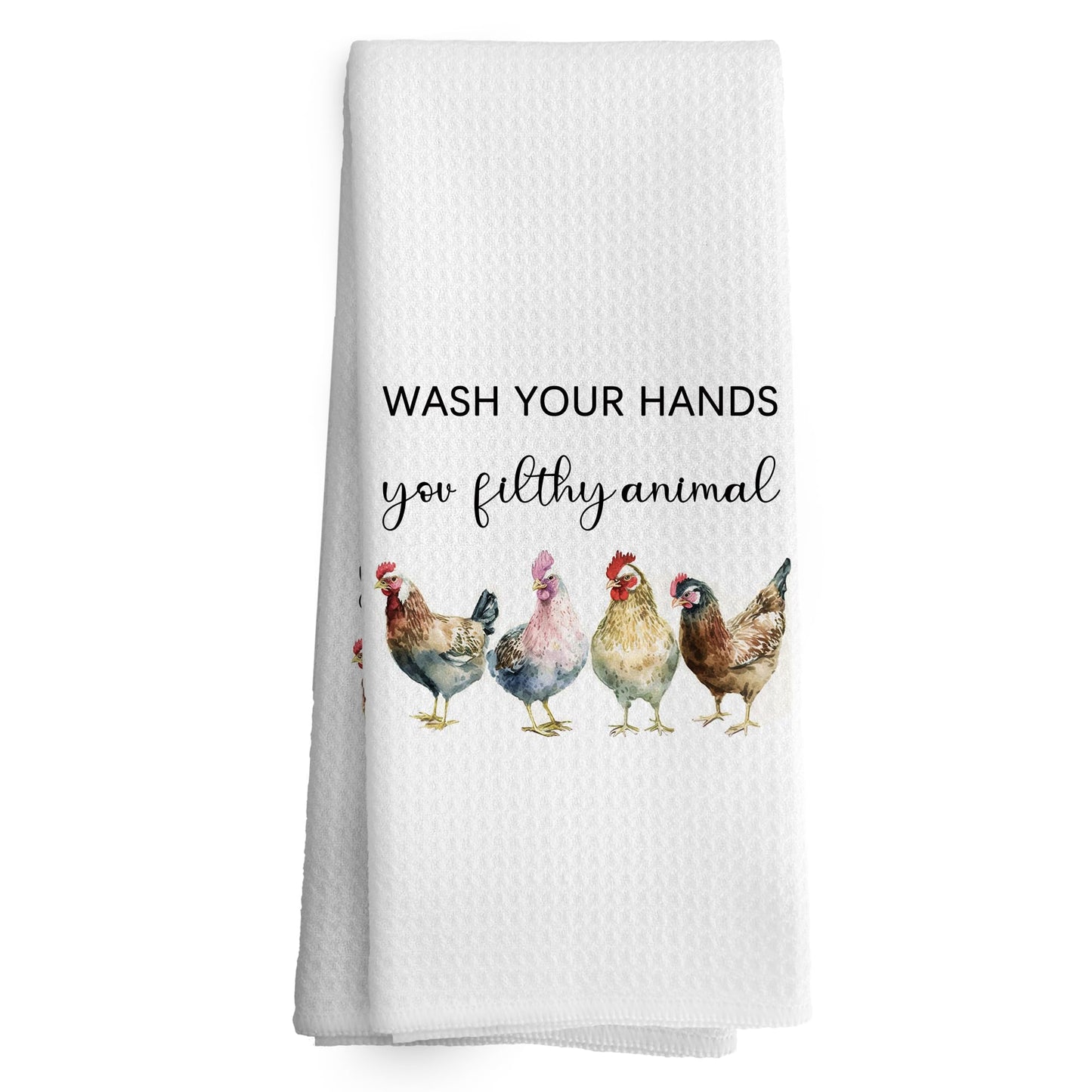 Funny Kitchen Towels Dish Towel Dishcloth 16x24 Inches, Funny Dish Towels with Sayings Towel Decorative Absorbent Hand Tea Towels for Kitchen Bathroom Decor, Humorous Gifts for Women Men BST326L