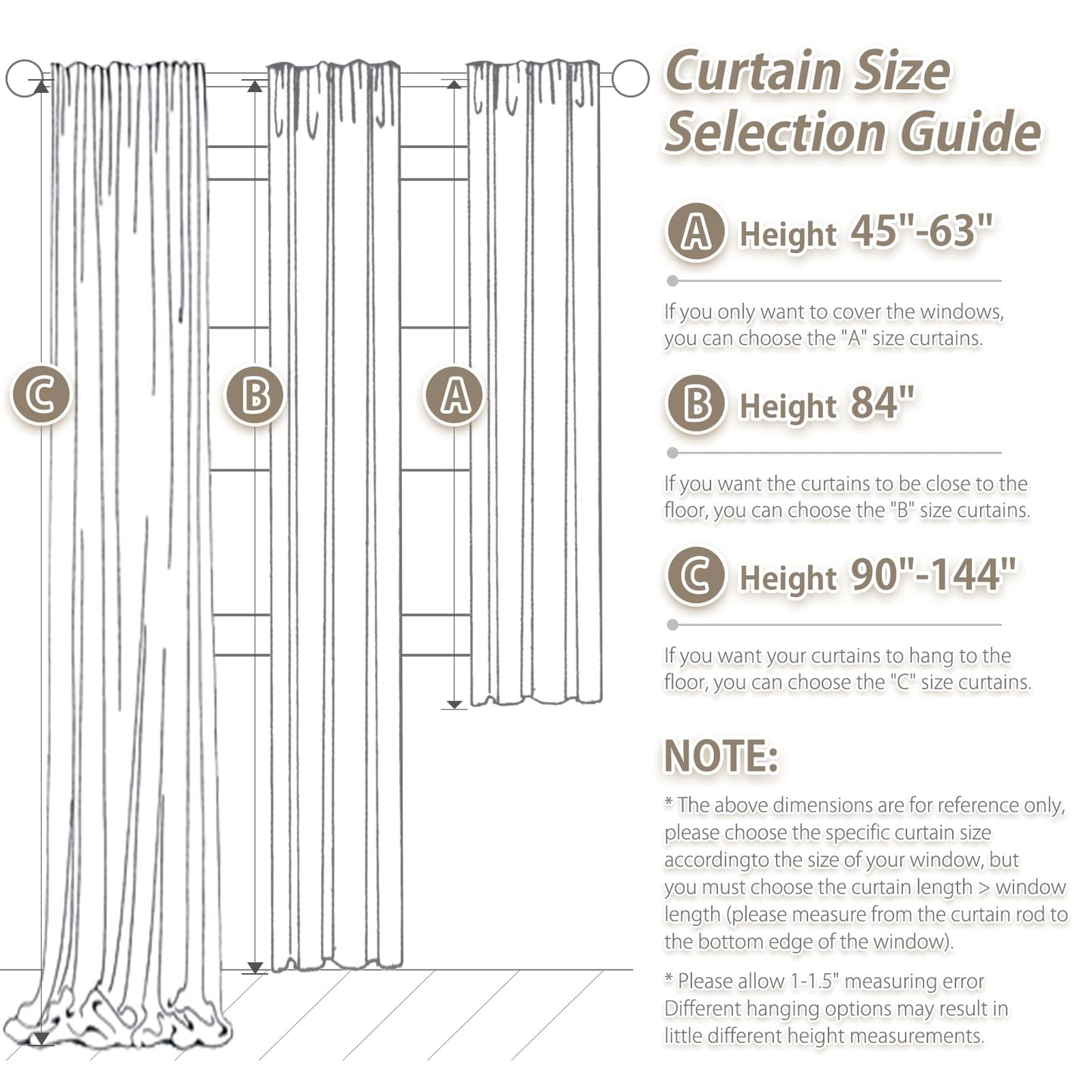 PANGSINNE Short Curtains for Windows Bathroom, 100% Blackout Linen Boho Back Tab Pleated Cafe Curtains for Kitchen Bedroom, 54 Inch Length 2 Panels Set, Dusty Blue BST326H