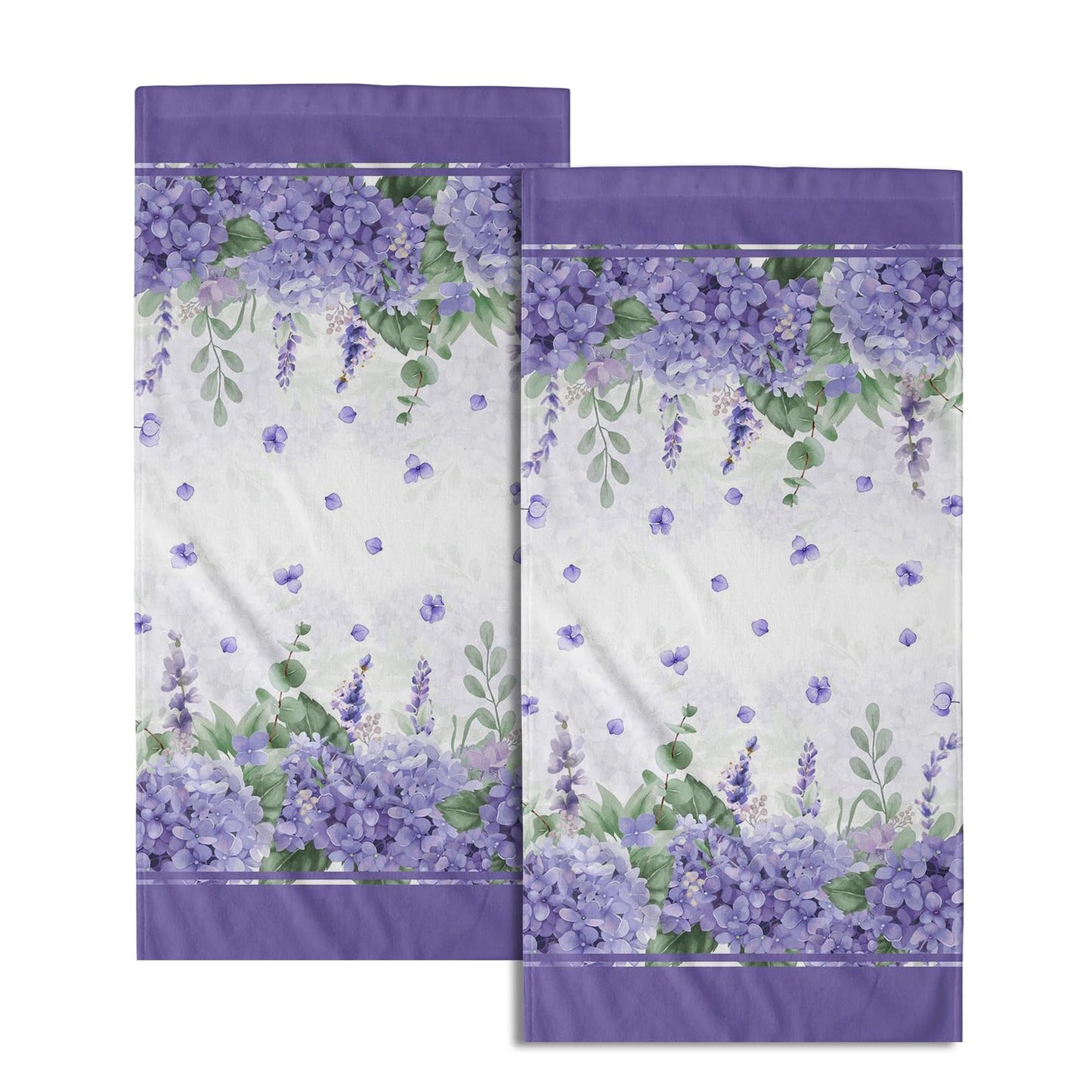 Imiss Coral Starfish Hand Towels for Bathroom，Nautical Coastal Seashell Guest Towels 14.4 x 28.3 Inch Set of 2 Soft Small Bath Towel Kitchen Dish Towels for Home Hotel Gym Spa BST220