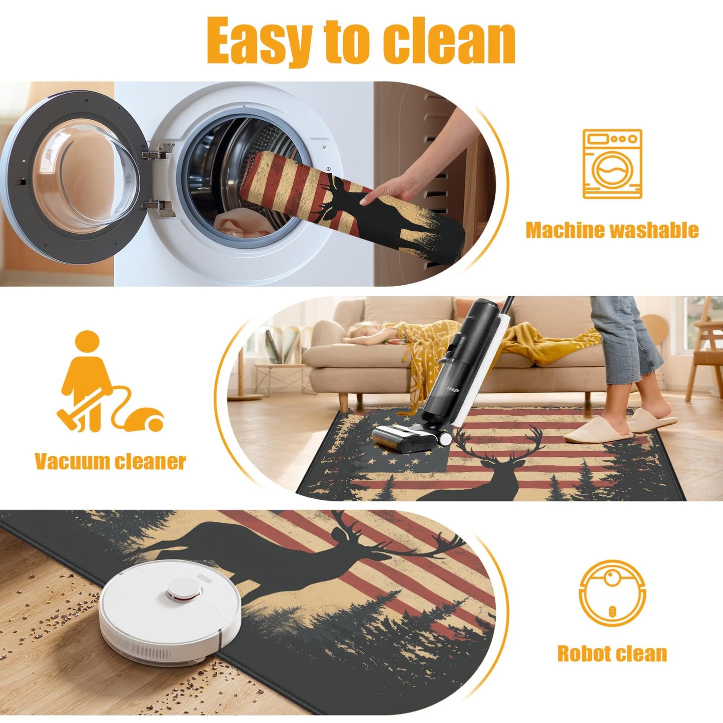 Red Spider Web Bath Mat for Bathroom,Washable Door Mat Absorbent Bath Rug Non-Slip Floor Rug Carpets,for Kitchen Bedroom Indoor BST220