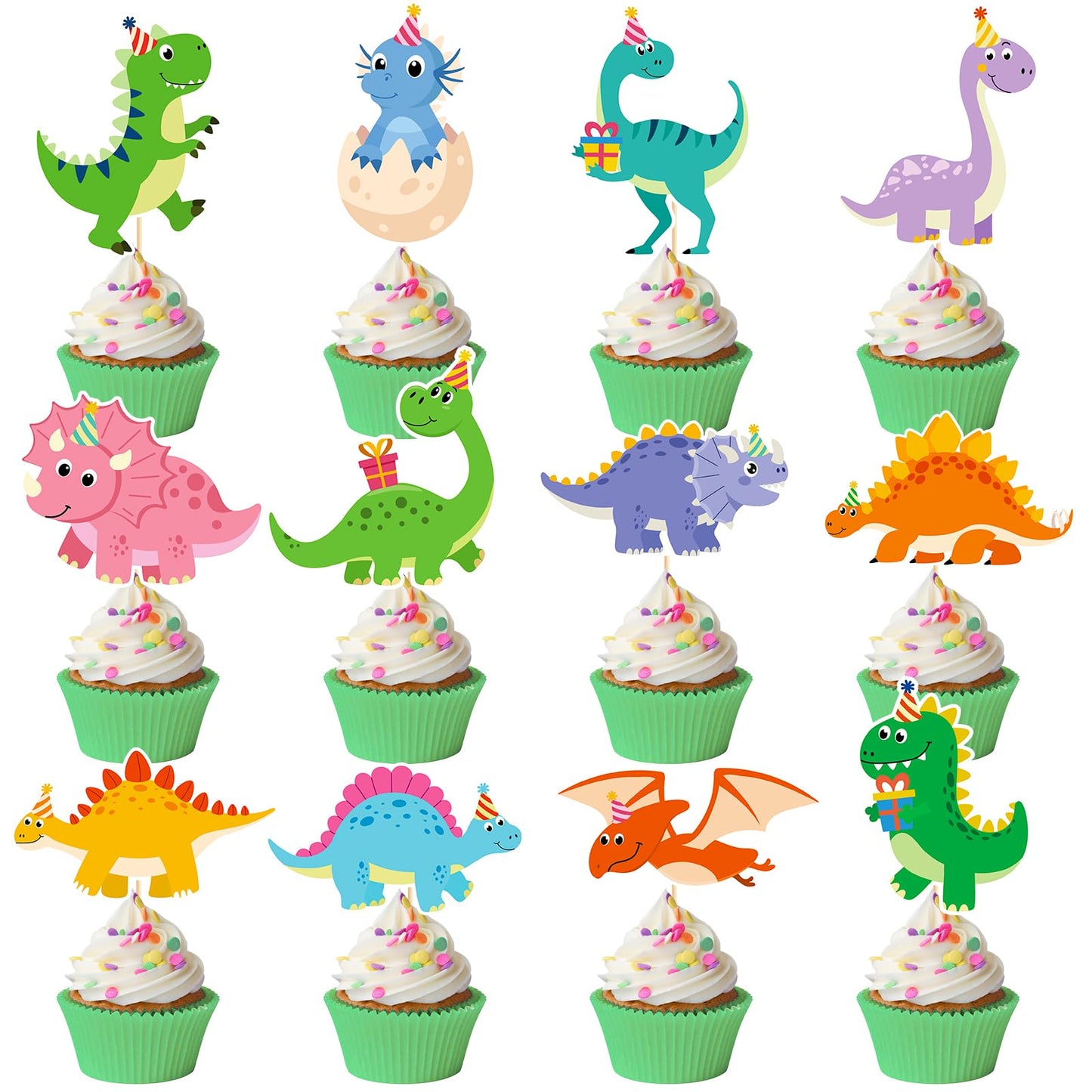 48 Pack Casino Cupcake Toppers Glitter Poker Chips Dices Mini Slot Machine Cupcake Picks for Las Vegas Casino Night Theme Birthday Party Baby Shower Decoration Supplies BST220