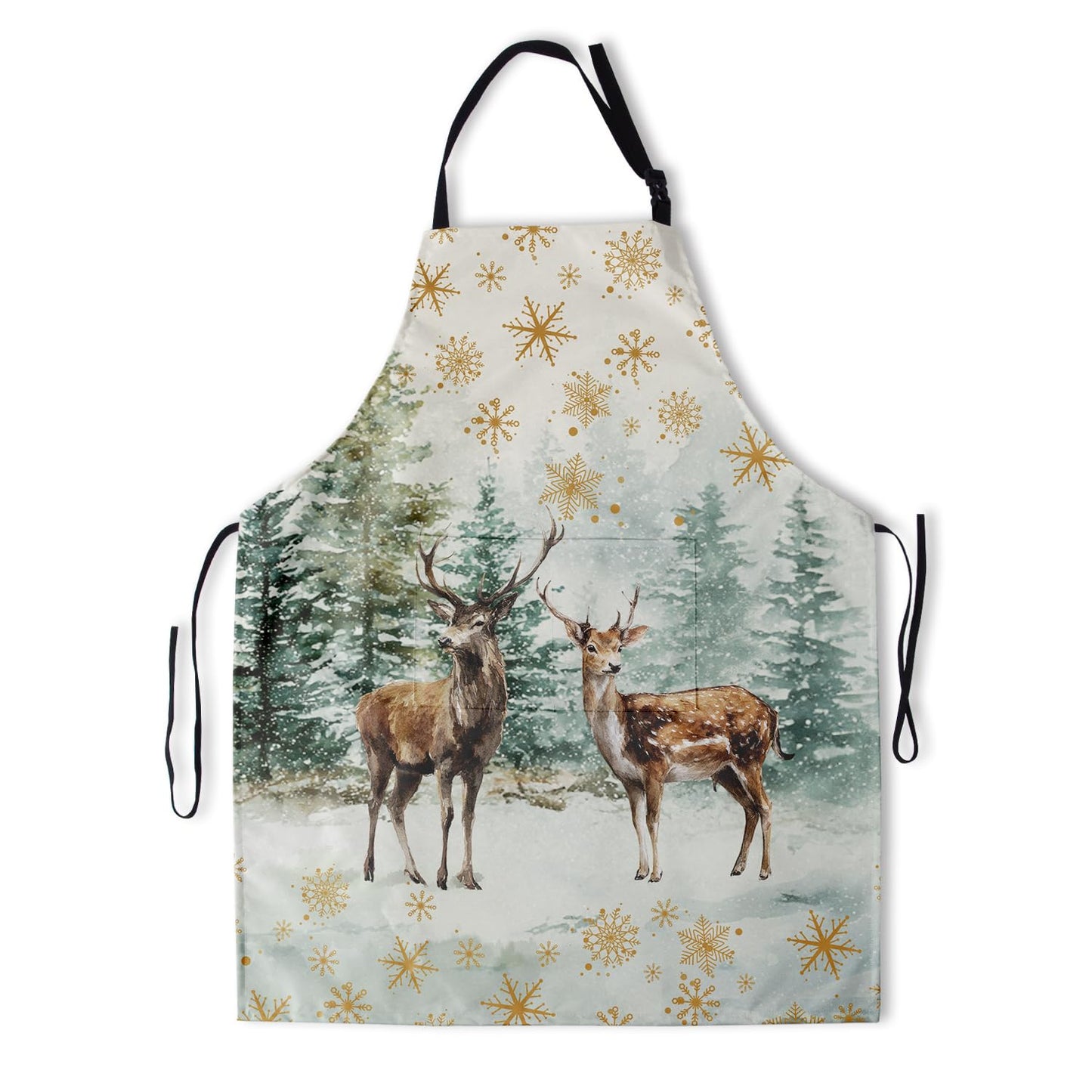 Giwawa Unisex Adult Apron Waterproof Stain Resistant Kitchen Cooking Apron with 2 Pockets for BBQ Grill Painting BST326H
