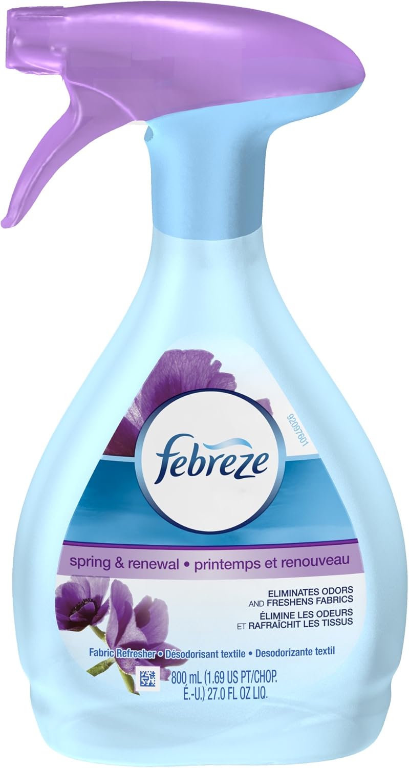 Febreze Fabric Refresher/Odor Eliminator, Spring and Renewal, 27 Oz Spray Bottle