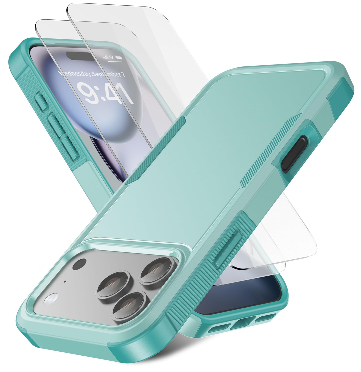 Magnetic for iPhone 17 Air Case [Compatible with MagSafe] [Shockproof] [Heavy Duty Protection] Pocket-Friendly & Tough Non-Slip Protective Phone Cover for iPhone 17Air 6.6", Black WN420