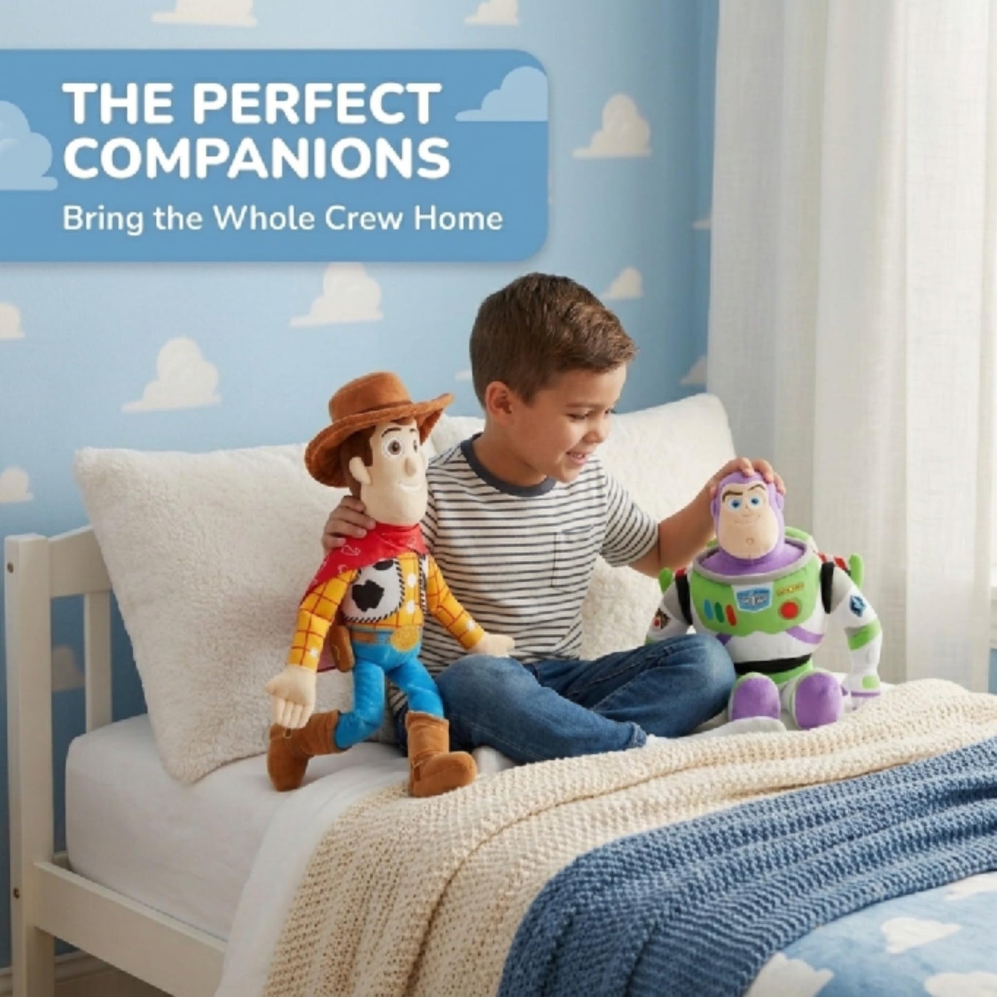 Jay Franco Disney Plush Pillow Buddy - Soft Plushie Stuffed Pillow, White - Pua BST220