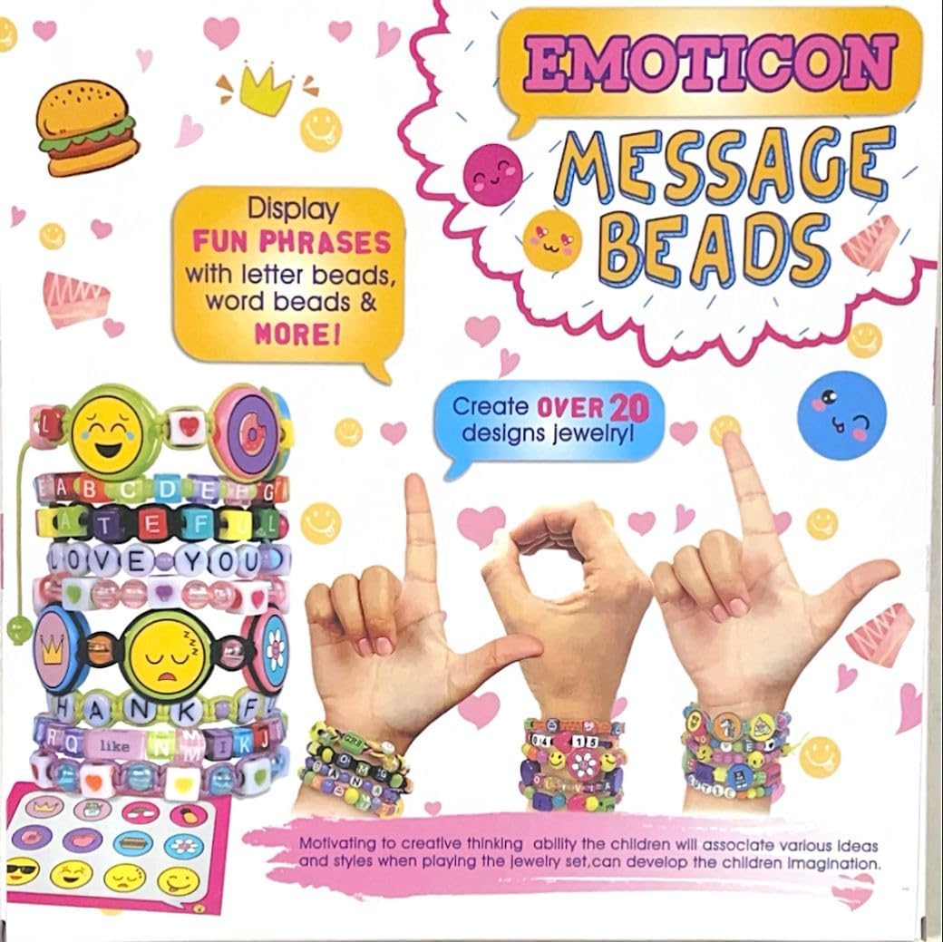Emoticon Bracelet Making Kit for Kids 95-97