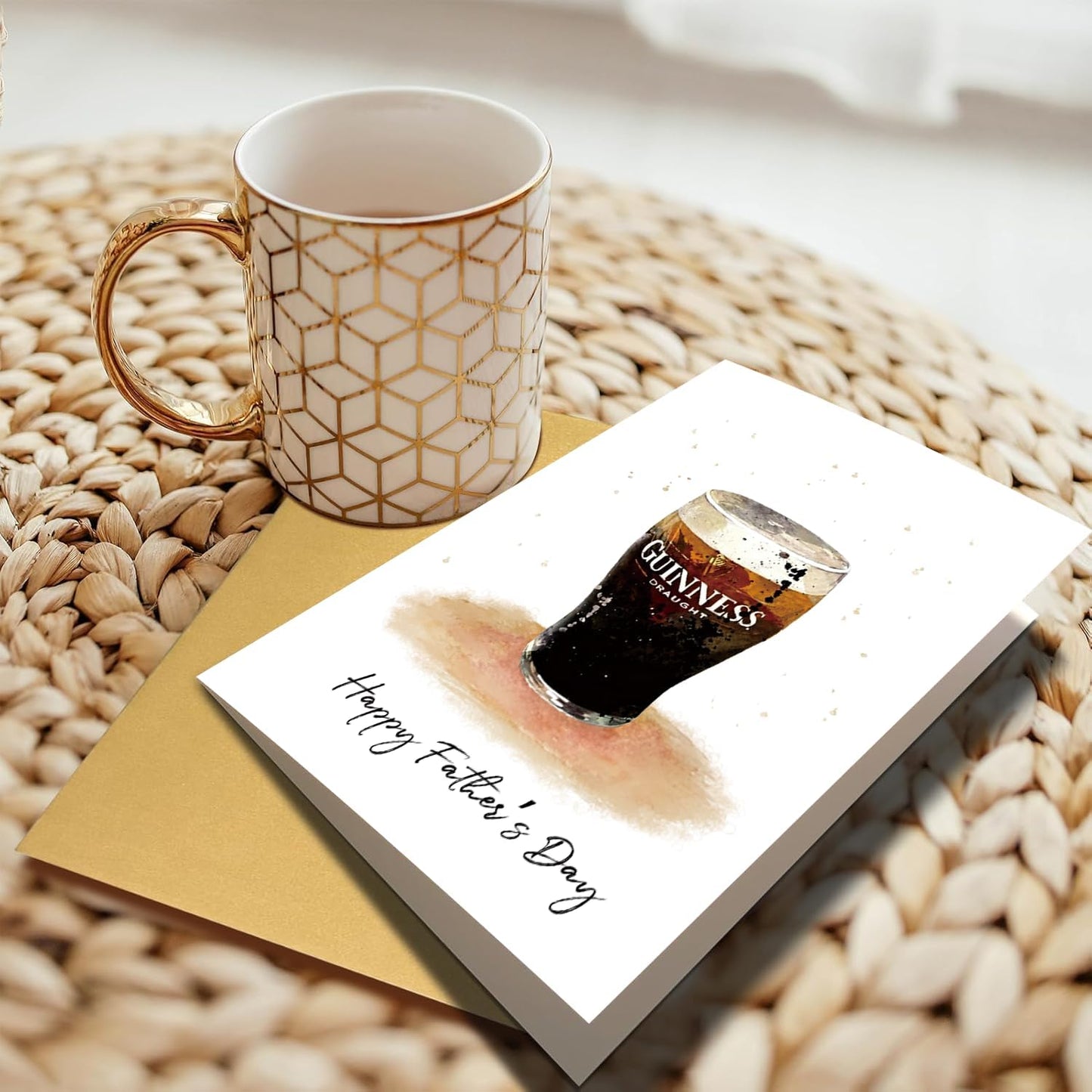 Funny Fathers Day Card for Dad Stepdad Bonus Dad Husband Grandpa, Humorous Happy Father's Day Card Gift from Son Daughter Grandson Granddaughter, Unique Fathers Day Card for Him BST202