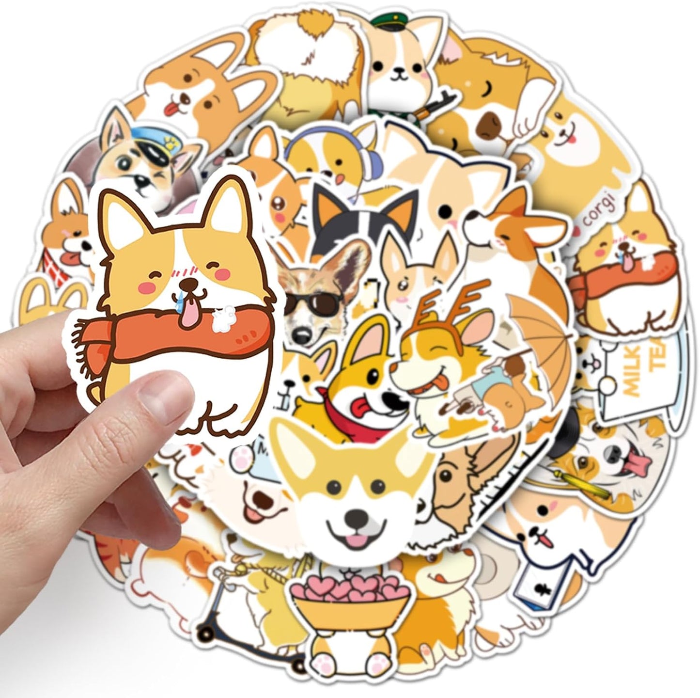 Animal Stickers for Kids, Waterproof Vinyl Stickers for Laptop Phone Guitar Kid Sticker Pack, Kid Classroom Prizes for Elementary Students Luggage Water Bottles Youth Adult Games, Non-Repeating BST326L