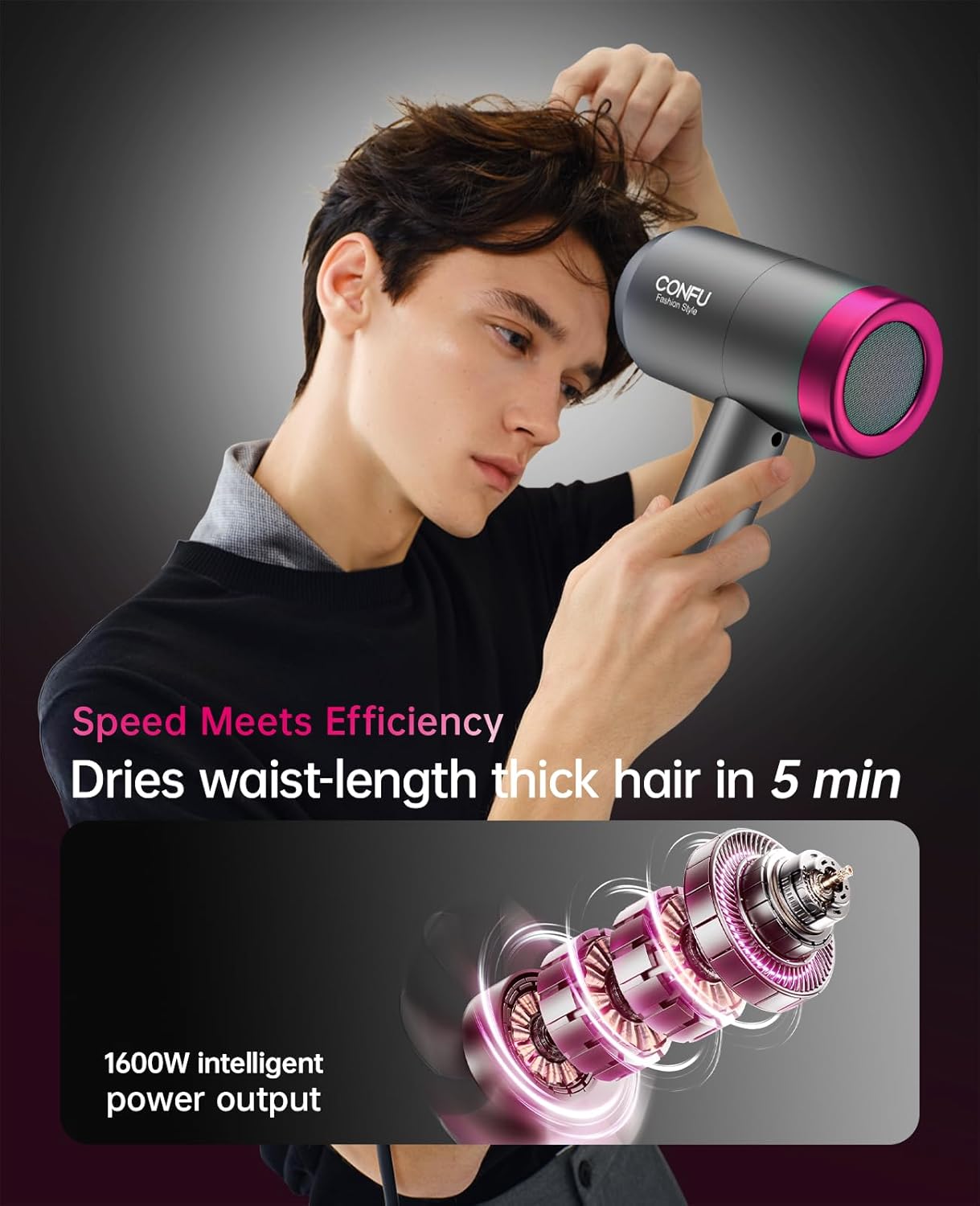 CONFU Hair Dryer 1600W 79