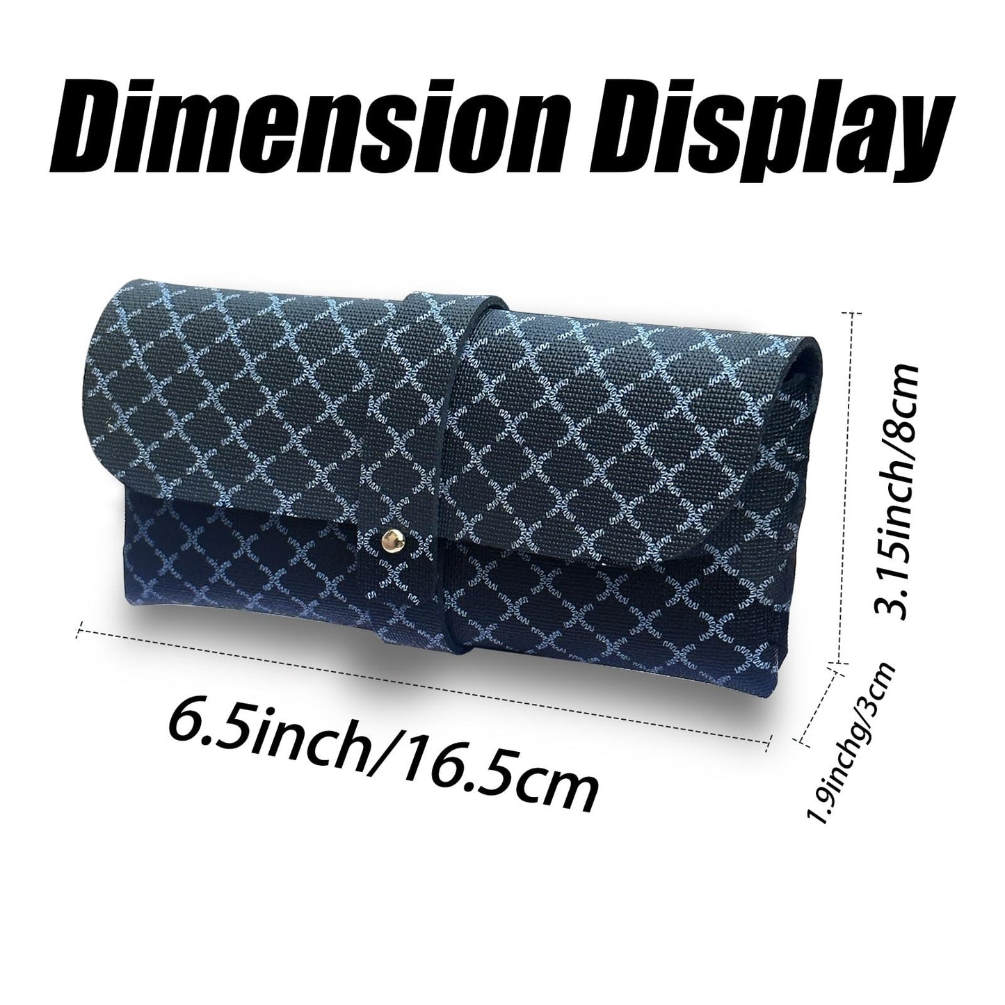 Glasses storage bag Travel sunglasses myopia glasses storage bag Fashion leather storage bag WN420