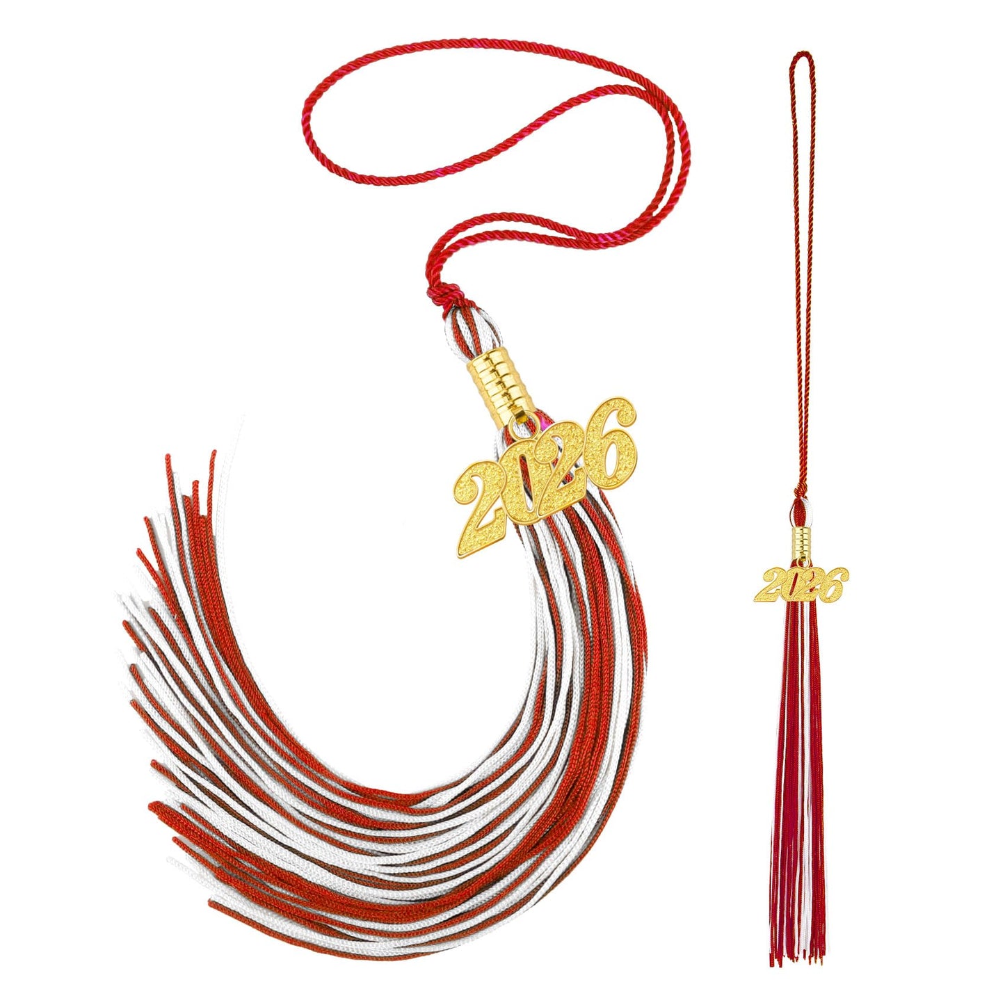 2026 Tassel Graduation 2 Pcs, 2026 Tassel Charm, Green Tassels, Graduation Cap Tassels 2026, Grad Cap Accessories for Graduate Hat Ceremonies Memorial Graduations Decorations BST220