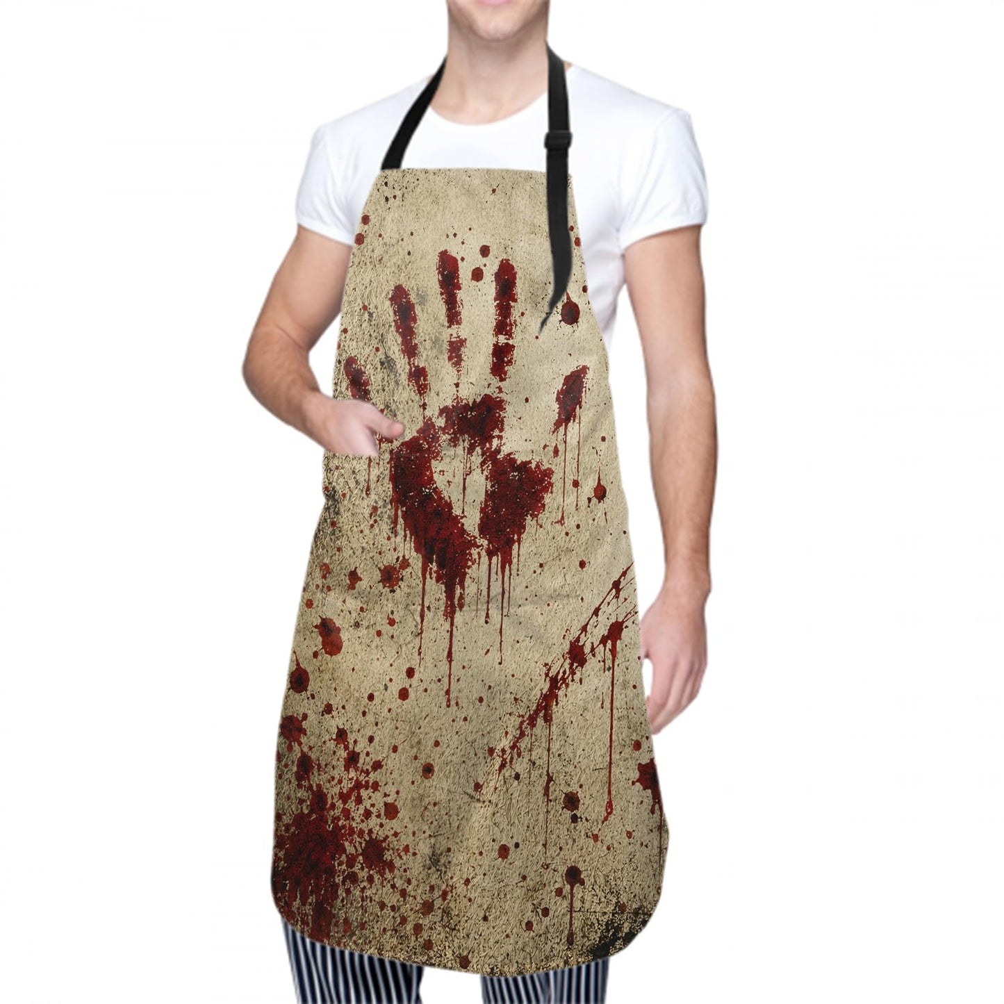 Giwawa Unisex Adult Apron Waterproof Stain Resistant Kitchen Cooking Apron with 2 Pockets for BBQ Grill Painting BST326H