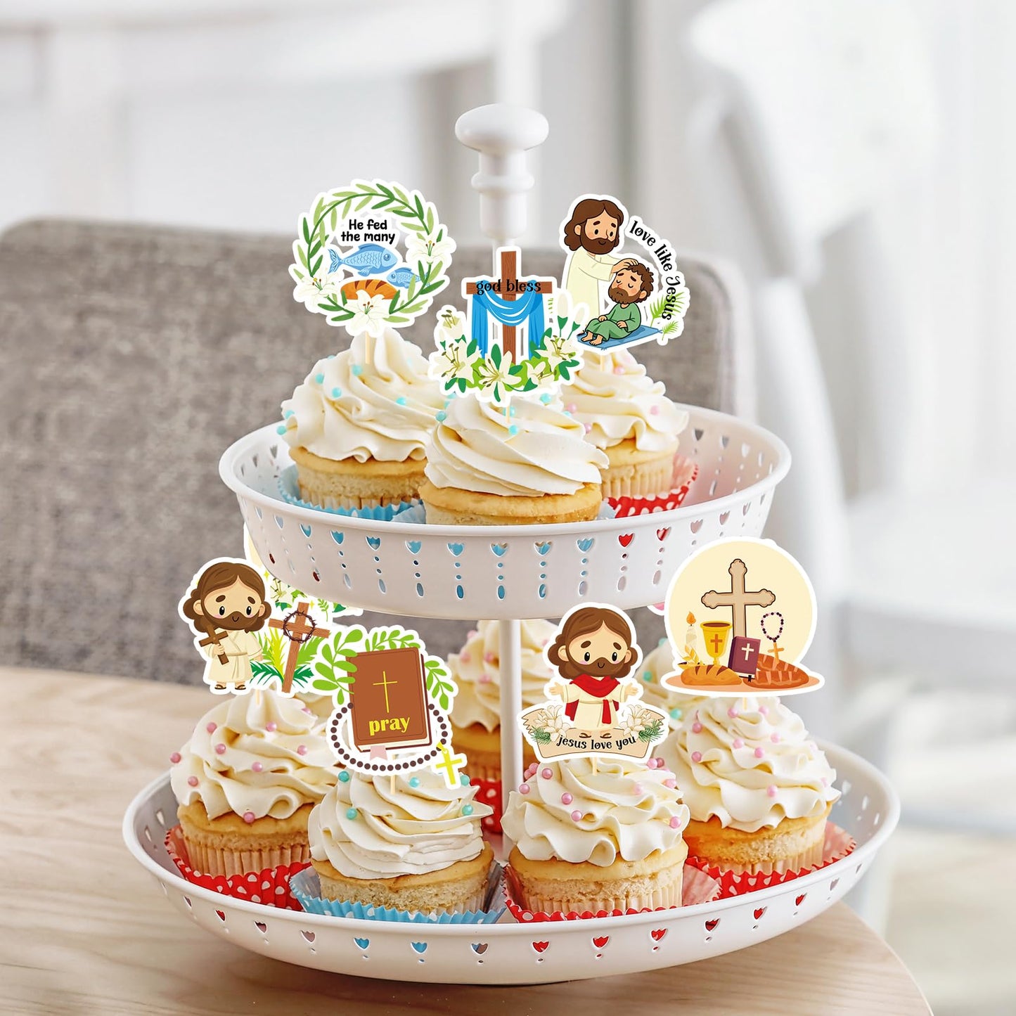 Baseball Birthday Party Decorotions - 24 PCS Ice Cream Drip Baseball Theme Cupcake Toppers, Boys Girls Sports Birthday Party Decorotions Supplies BST326L