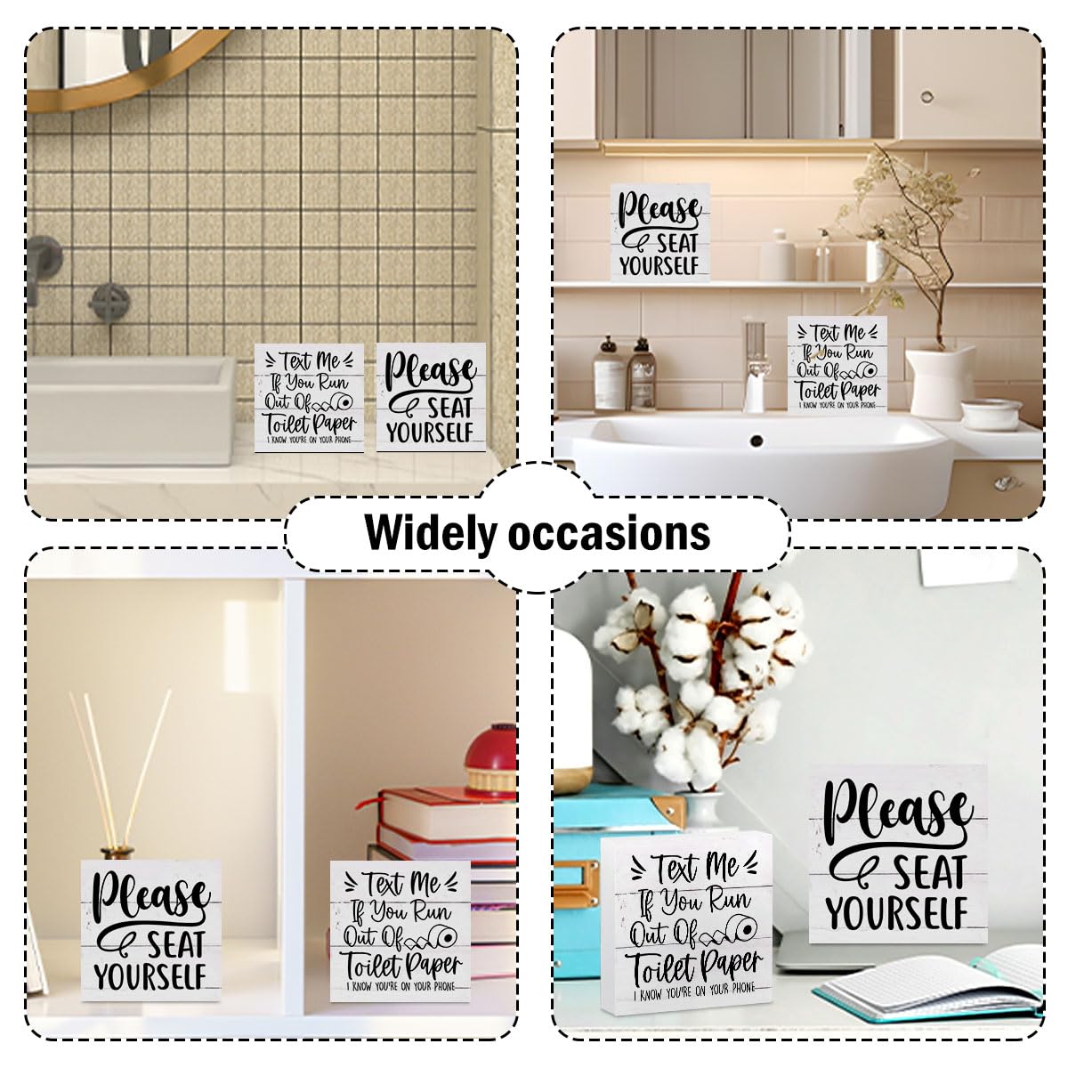 Inspirational Motivational Gifts Employee Appreciation Gifts Wood Box Sign | Daily Affirmations for Women, Little Reminders You are Enough Wooden Box Desk Decorative Sign for Office Desk Table Shelf BST202