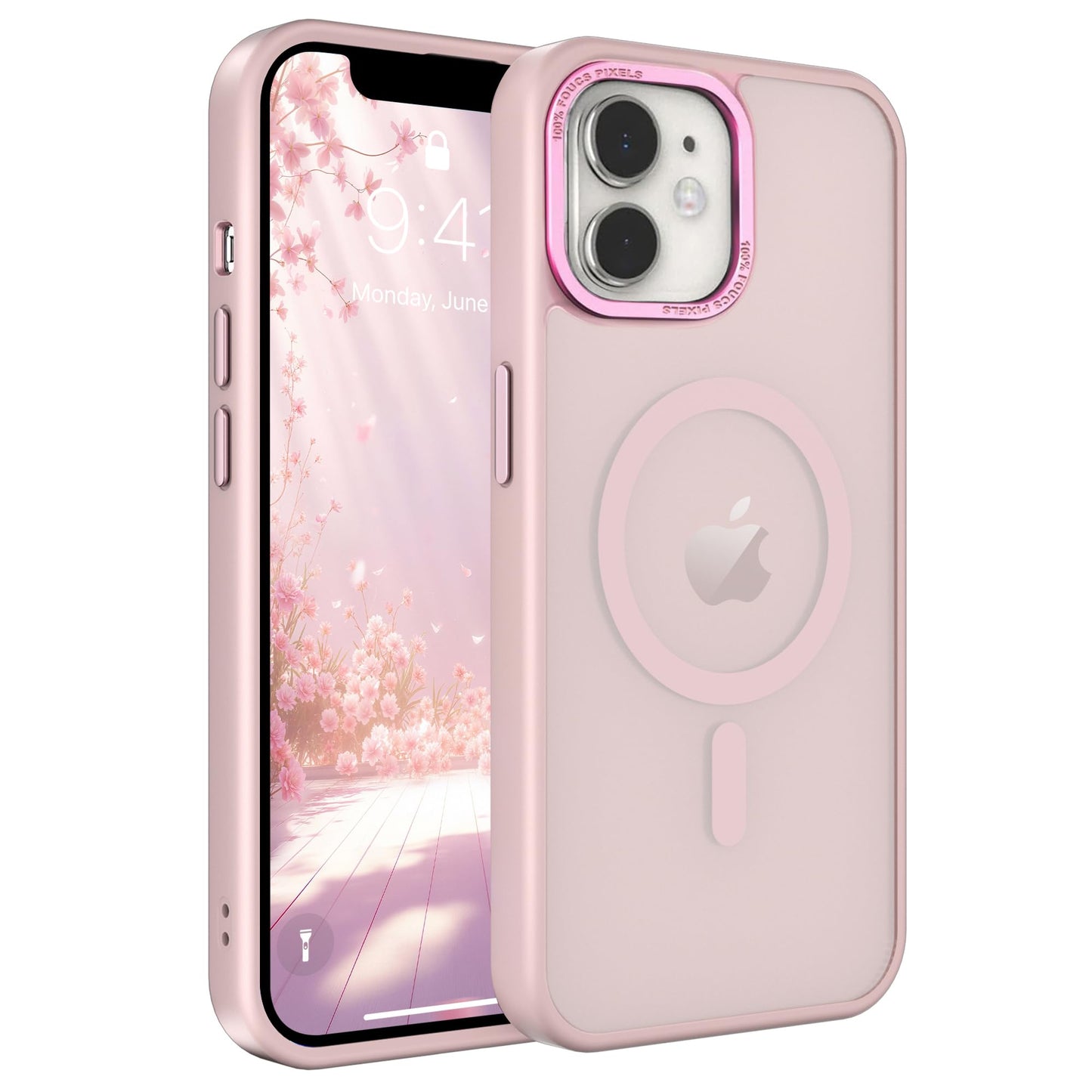 Magnetic for iPhone 17 Air Phone Case, [Compatible with MagSafe], Screen Protector X1, [Military Grade Drop Protection],Matte Finish,Slim,Shockproof,Protective (Black, iPhone 17 AIR) WN420