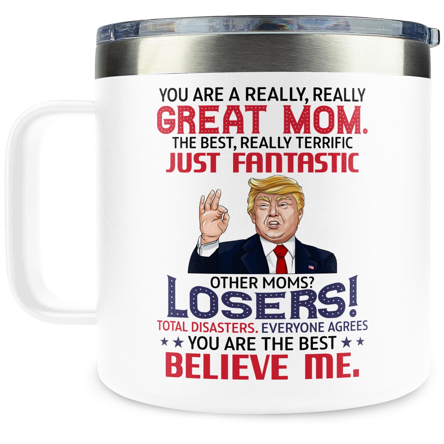 Gifts for Mom from Daughter Son - Mothers Day Gifts for Mom Wife - Birthday, Valentines, Mother's Day, Christmas Gift Ideas for Moms - Gift for Mama, Moms, Mother from Kids - 14 Oz Coffee Mug BST326H