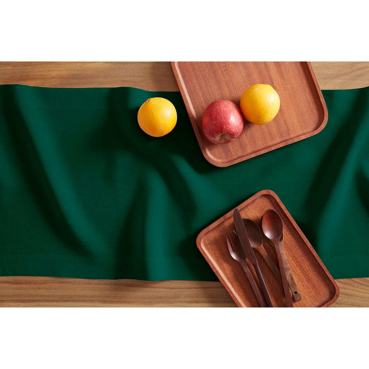 Solino Home 100% Pure Linen Dining Table Runner Cordovan, Sonoma 14 x 48 in | Table Runners for coffee tables, entryway tables and layered dresser styling | prewashed, relaxed drape | OEKO-TEX Certified BST326SOLH